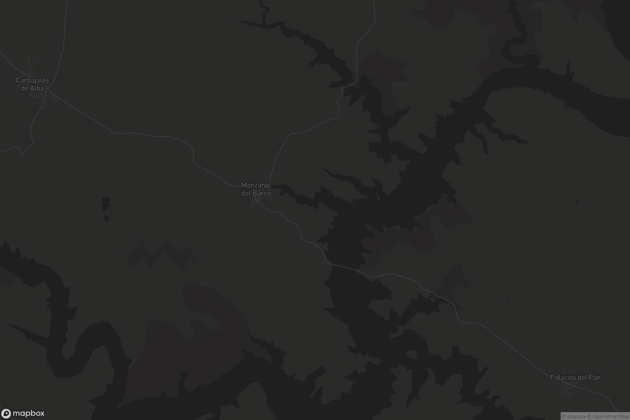 Mapa de Manzanal del Barco