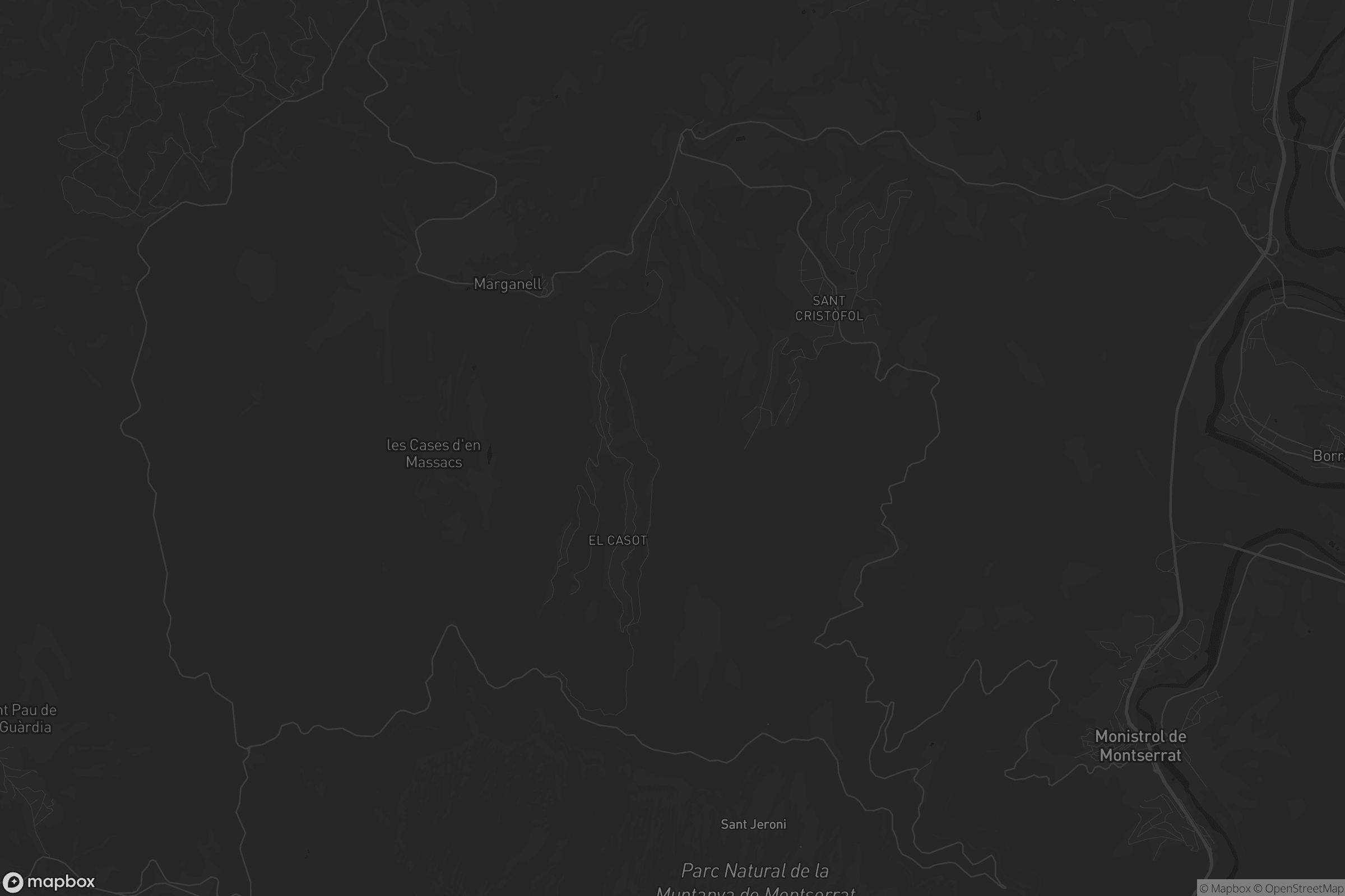 Mapa de Marganell