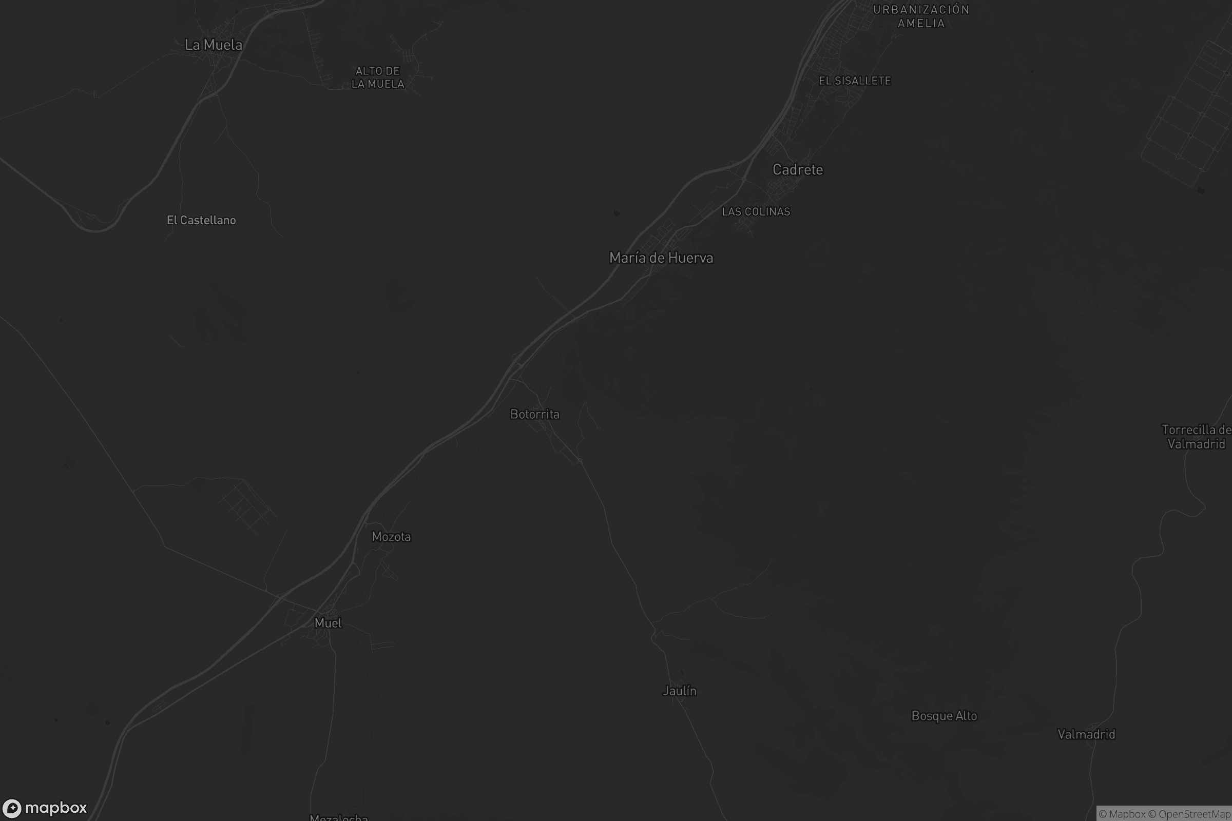 Mapa de María de Huerva