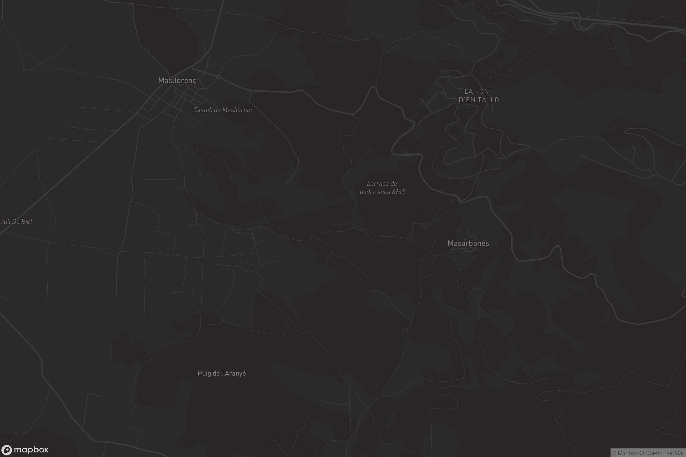 Mapa de Masllorenç