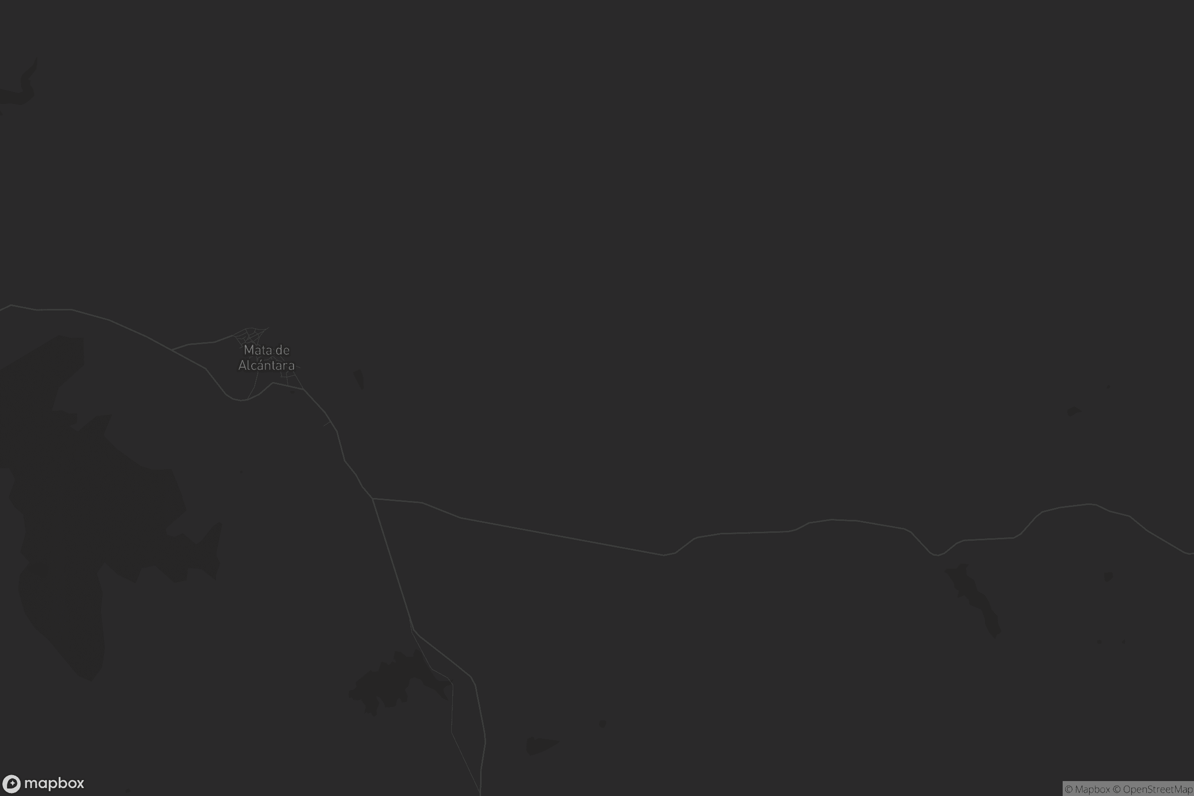 Mapa de Mata de Alcántara