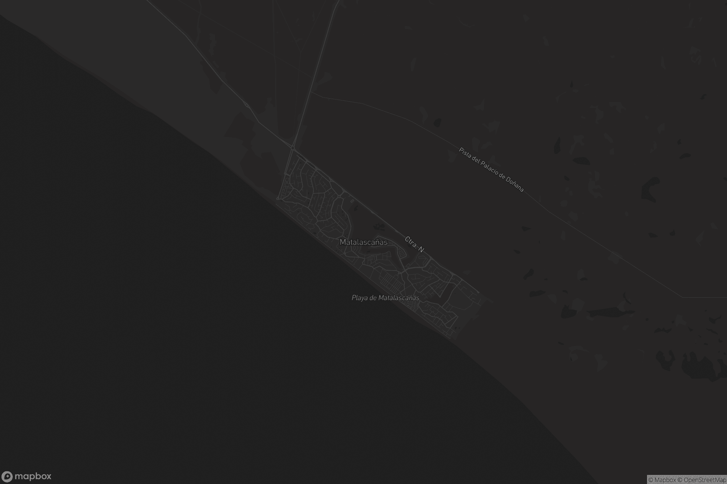 Mapa de Matalascañas