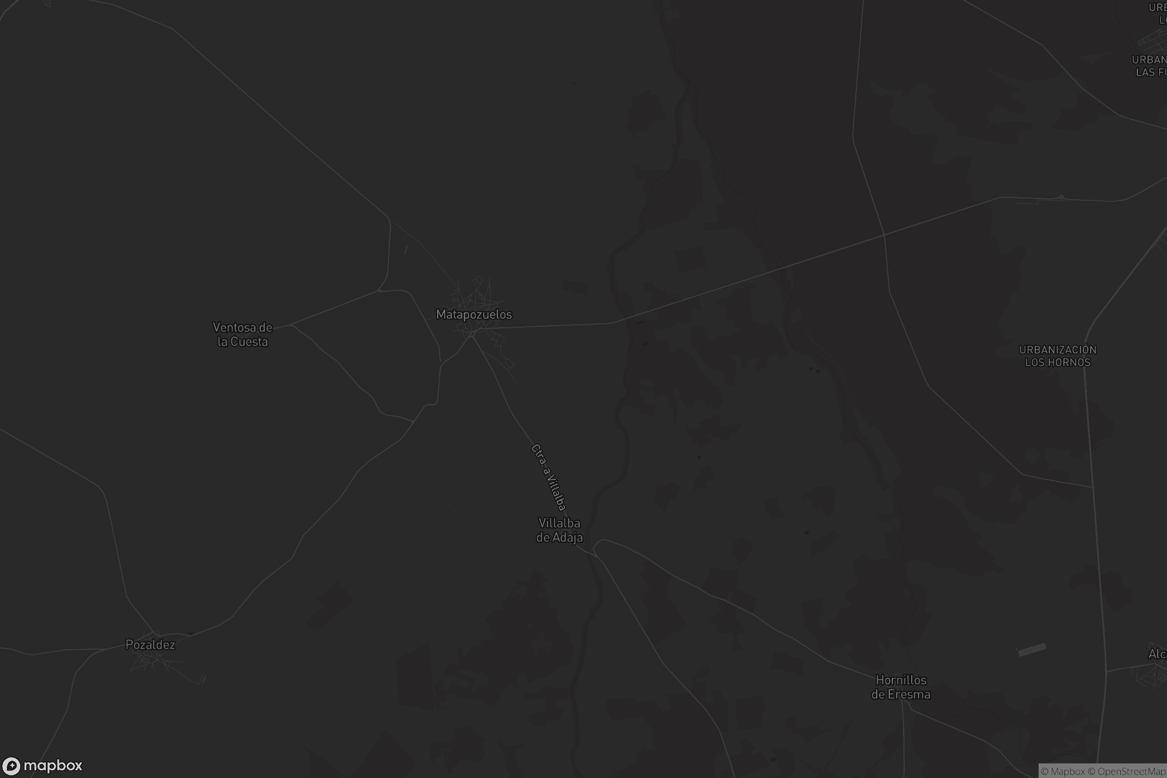 Mapa de Matapozuelos