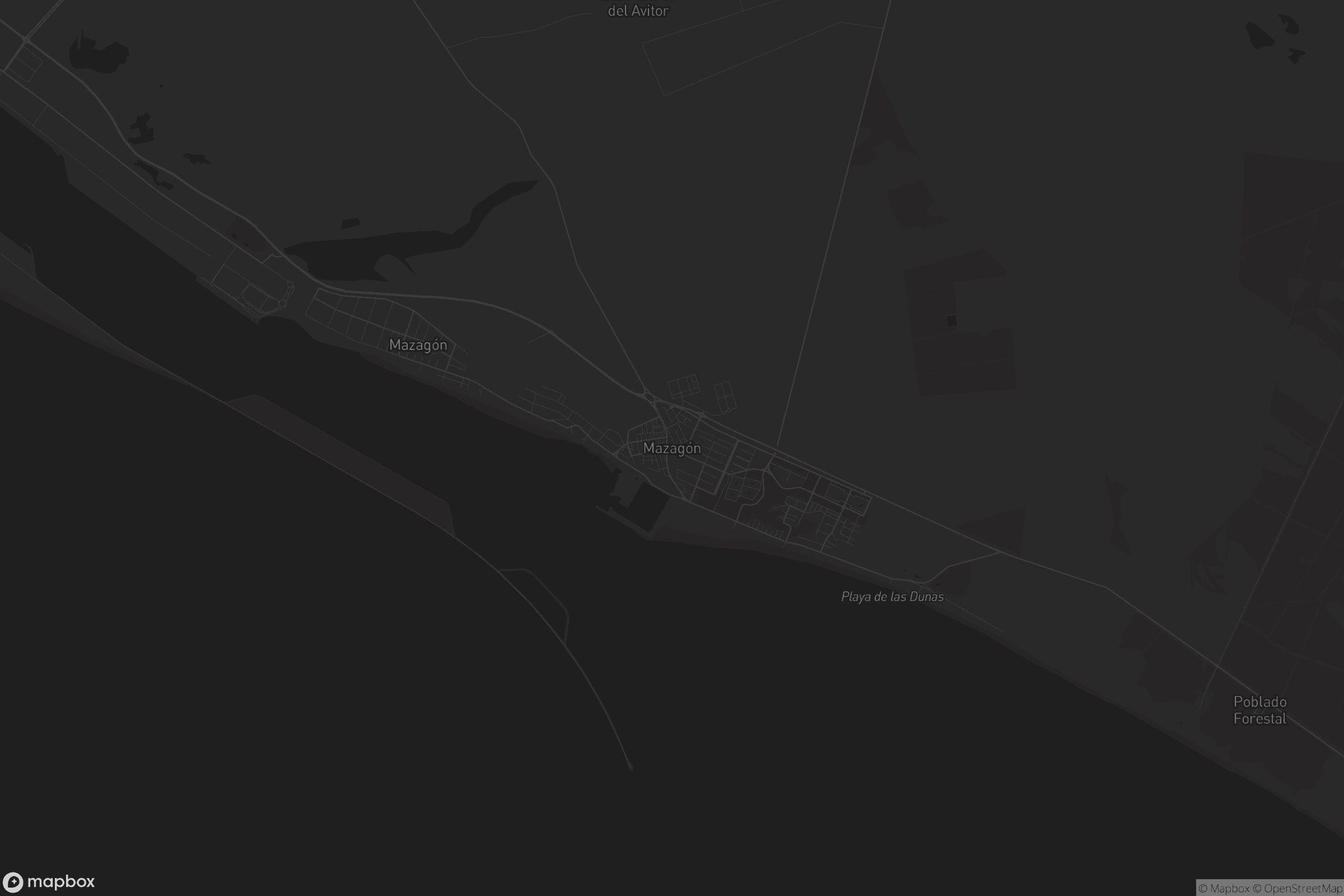 Mapa de Mazagón