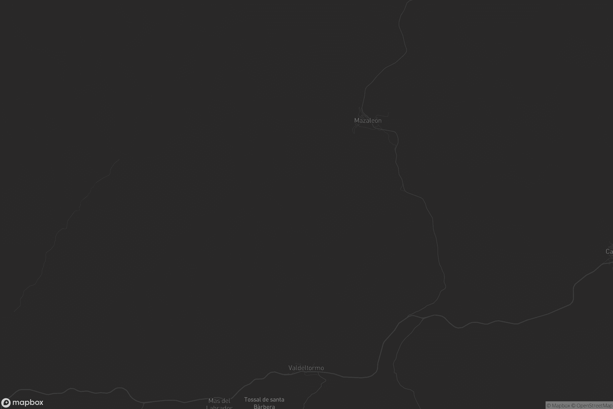 Mapa de Mazaleón / Massalió