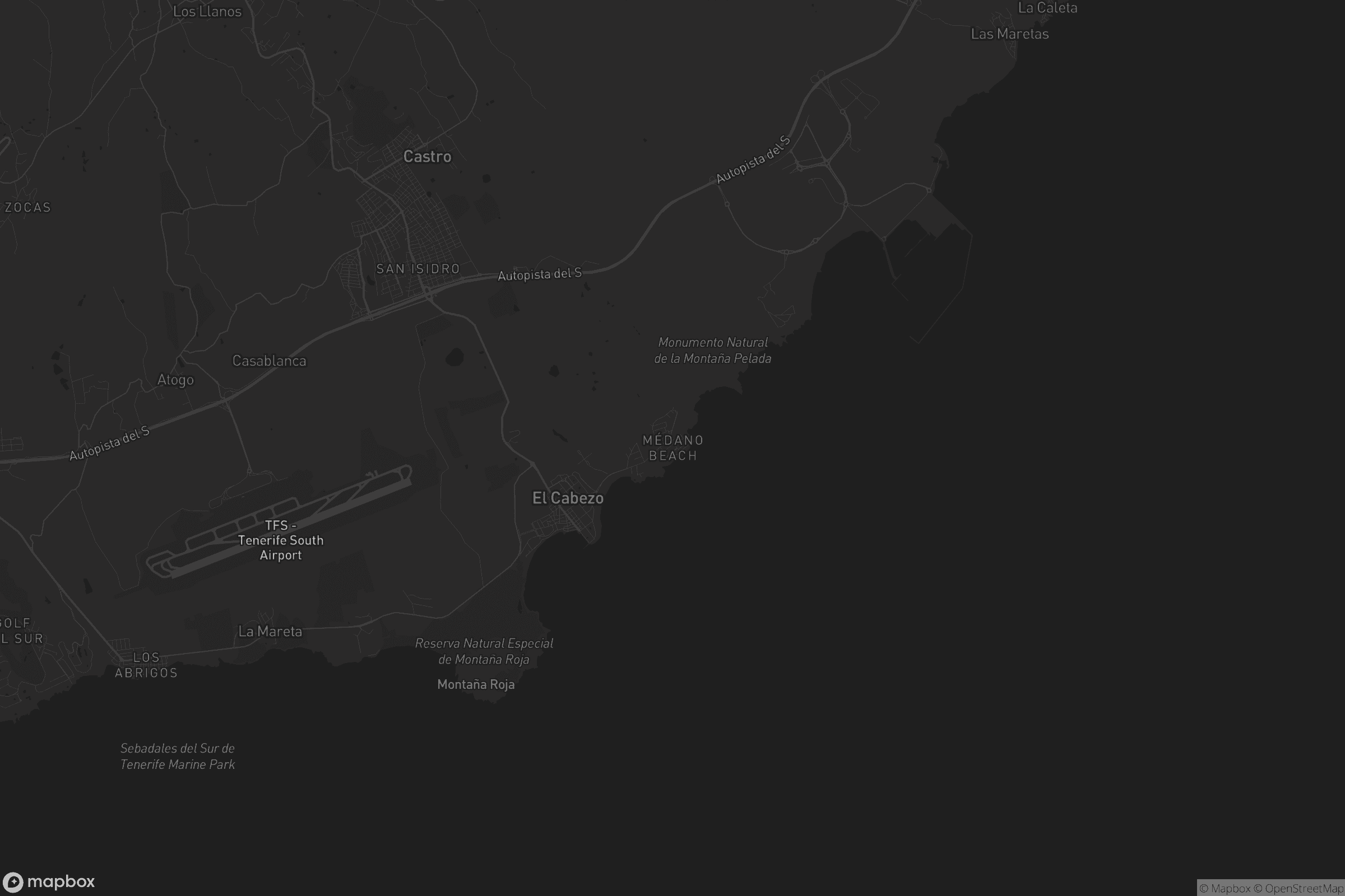 Mapa de Médano Beach