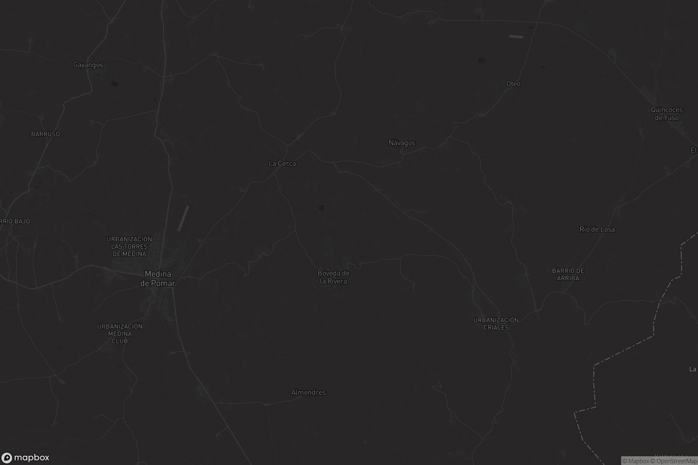 Mapa de Medina de Pomar