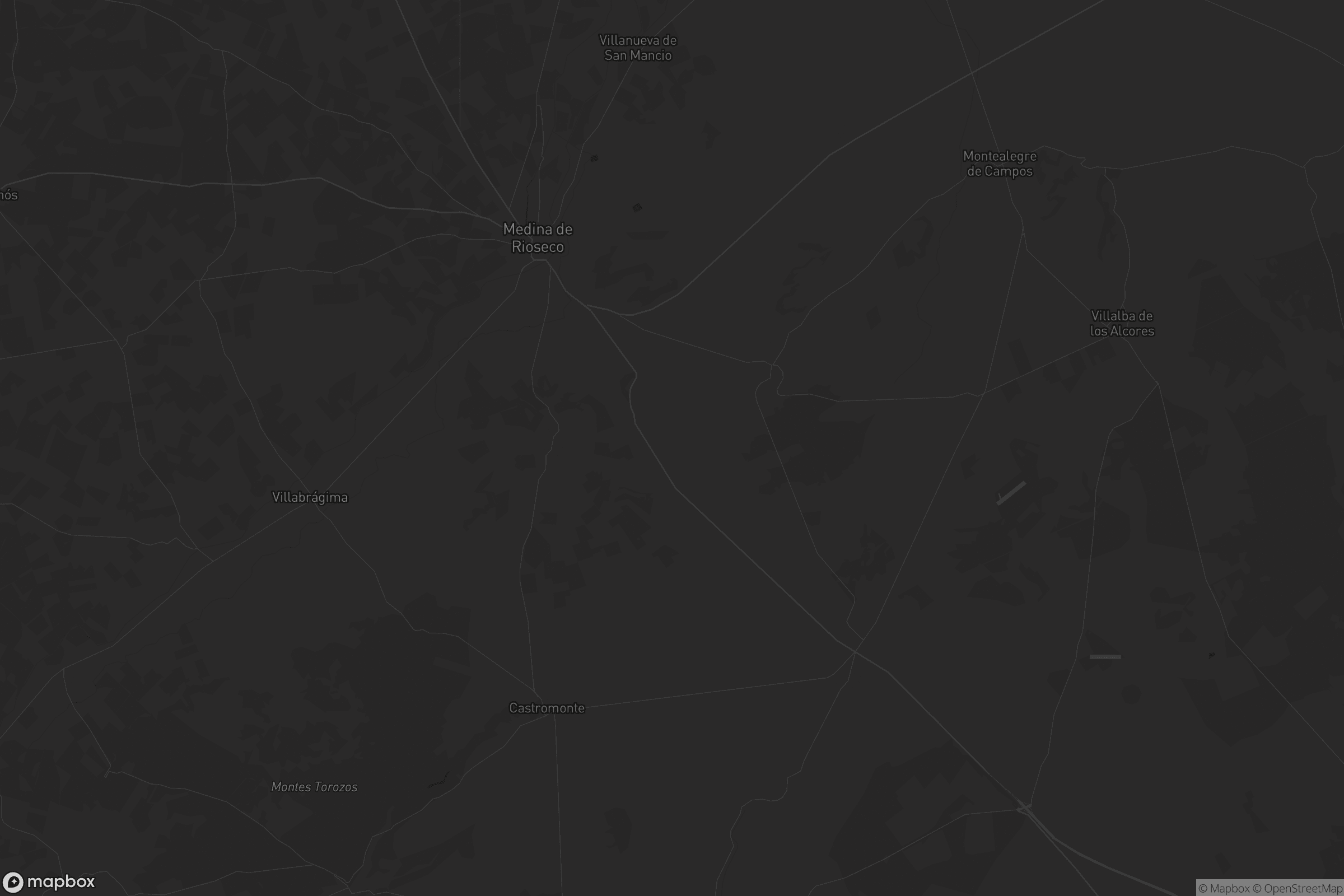 Mapa de Medina de Rioseco