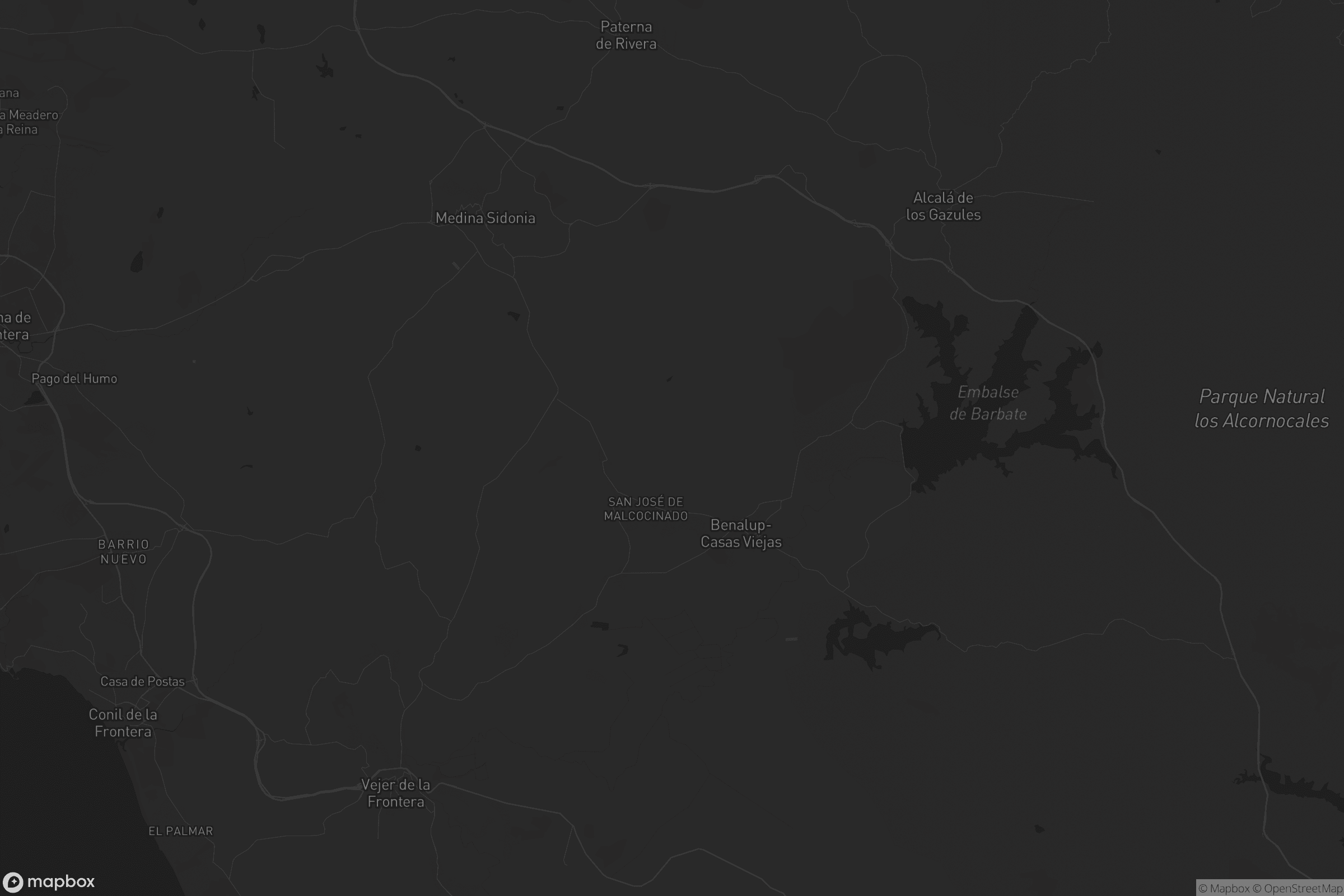 Mapa de Medina Sidonia