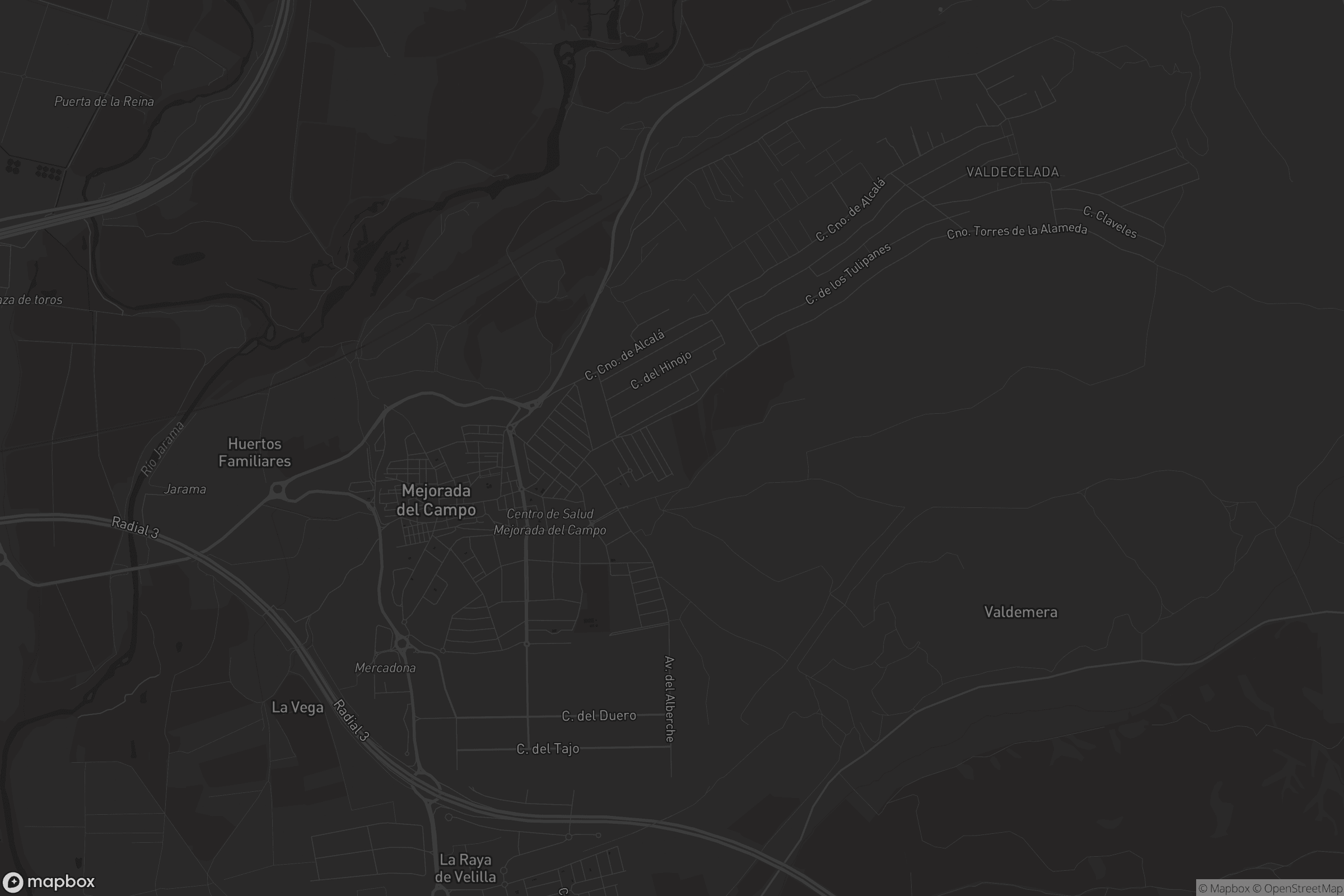 Mapa de Mejorada del Campo