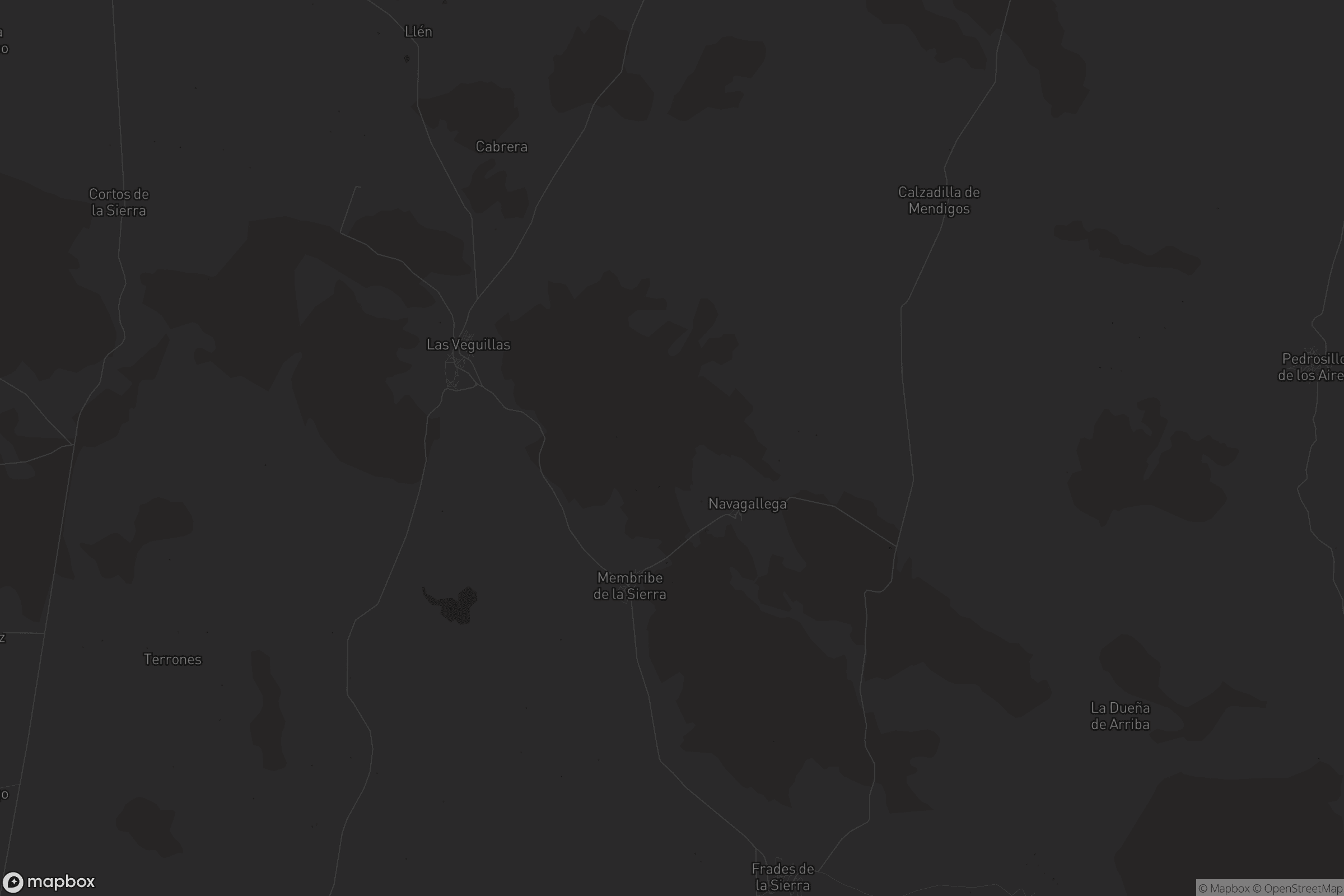 Mapa de Membribe de la Sierra