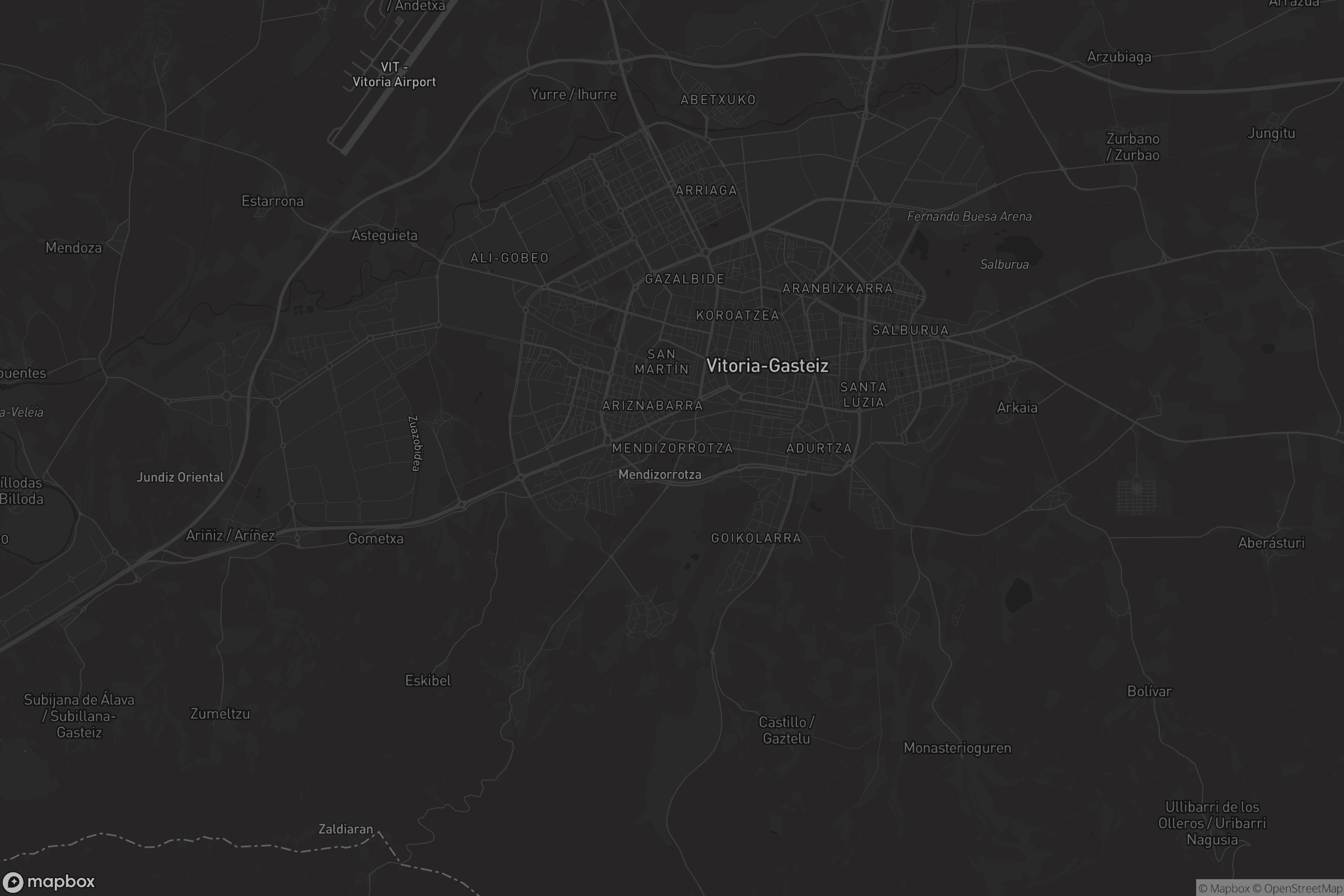 Mapa de Mendizorrotza