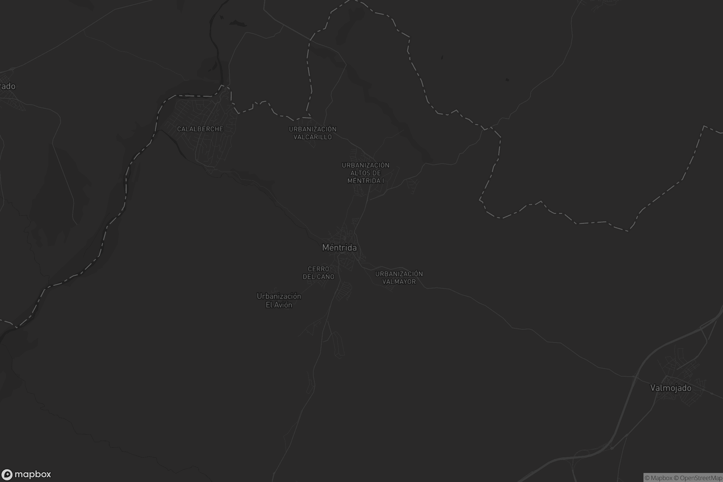 Mapa de Méntrida