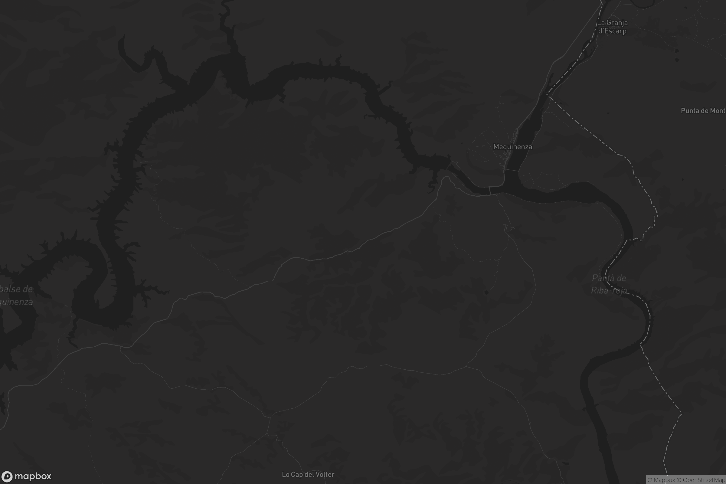 Mapa de Mequinenza / Mequinensa