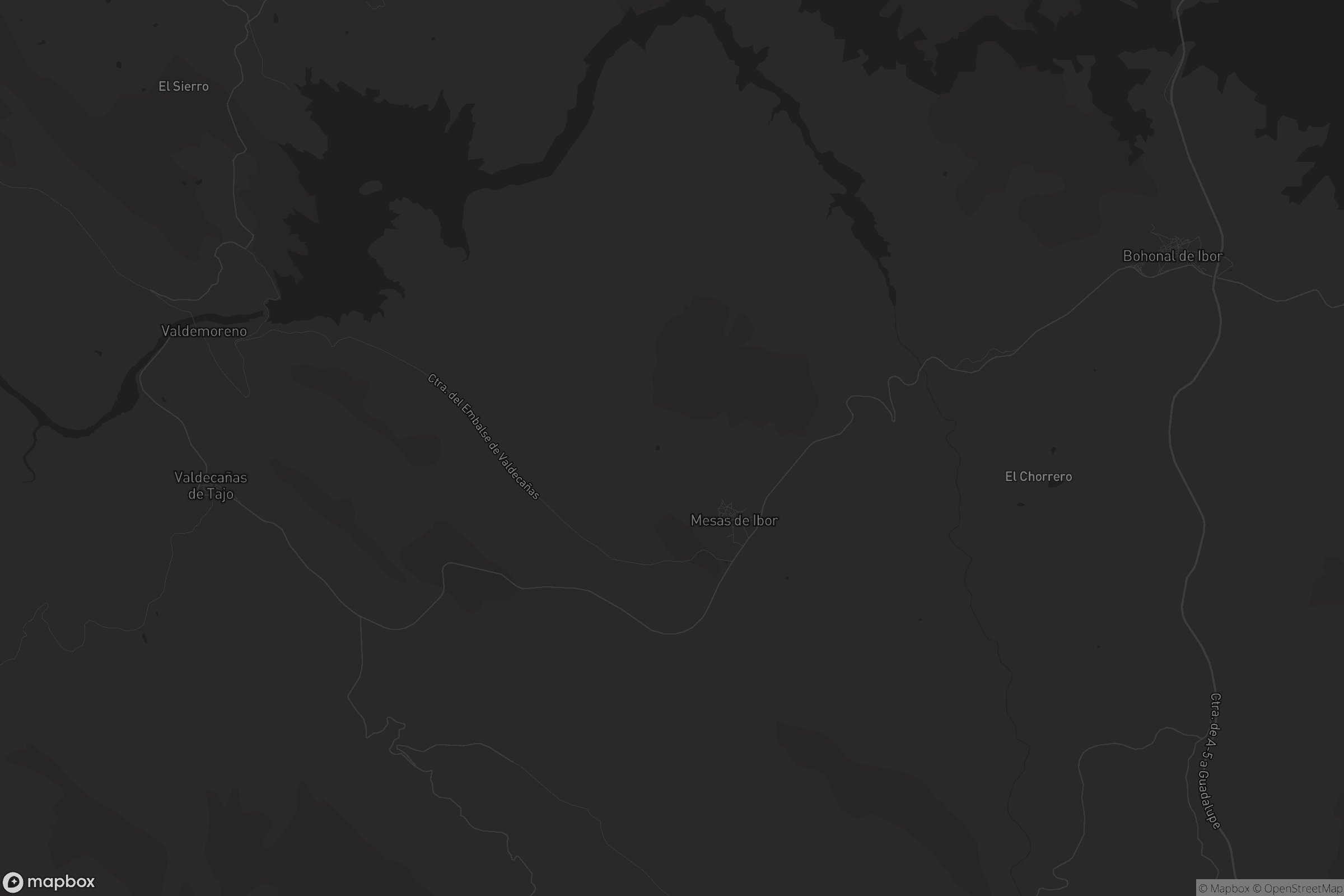 Mapa de Mesas de Ibor