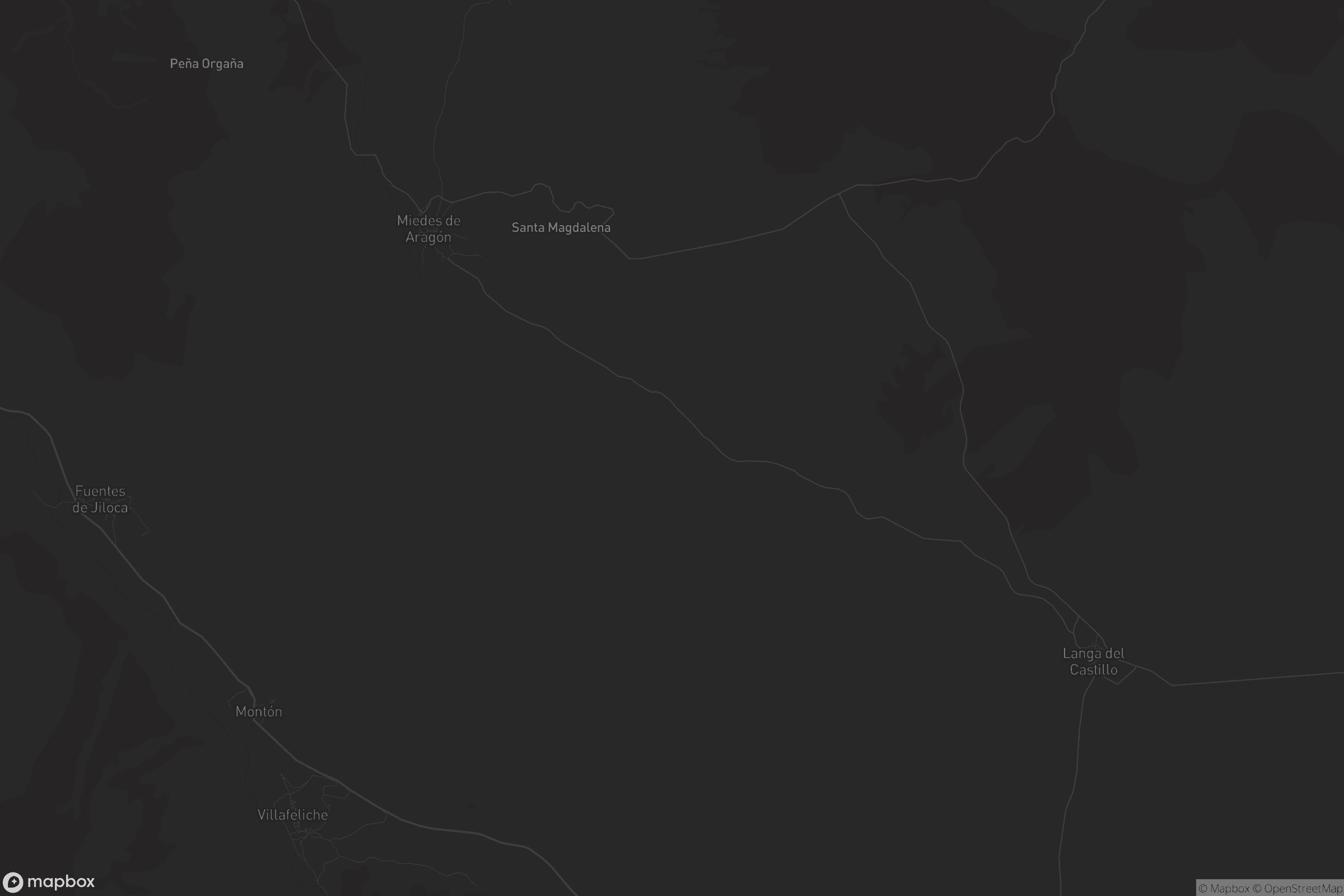 Mapa de Miedes de Aragón