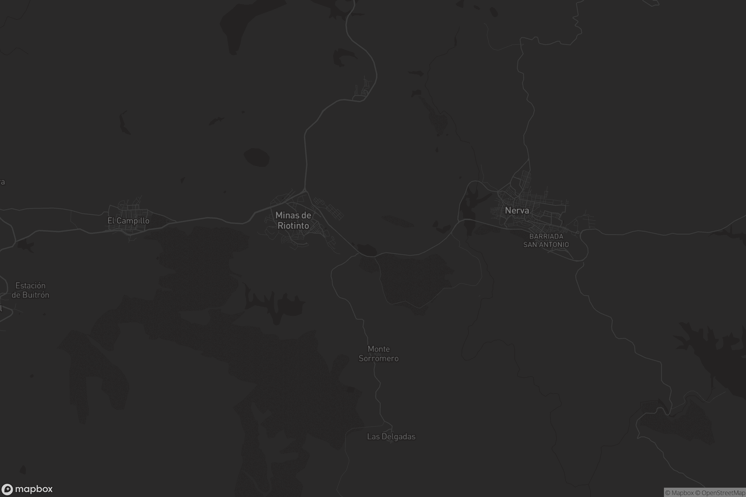 Mapa de Minas de Riotinto