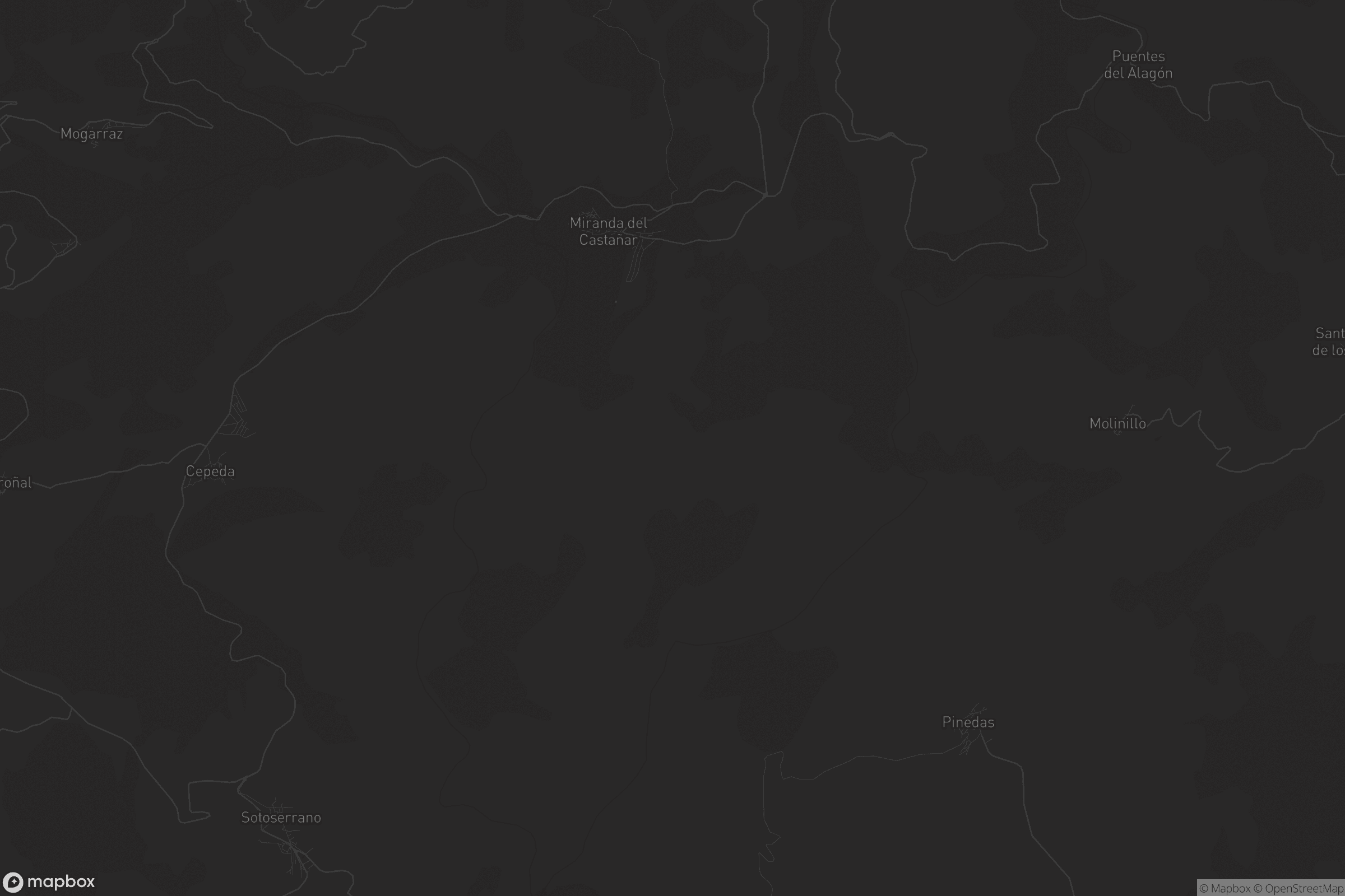 Mapa de Miranda del Castañar