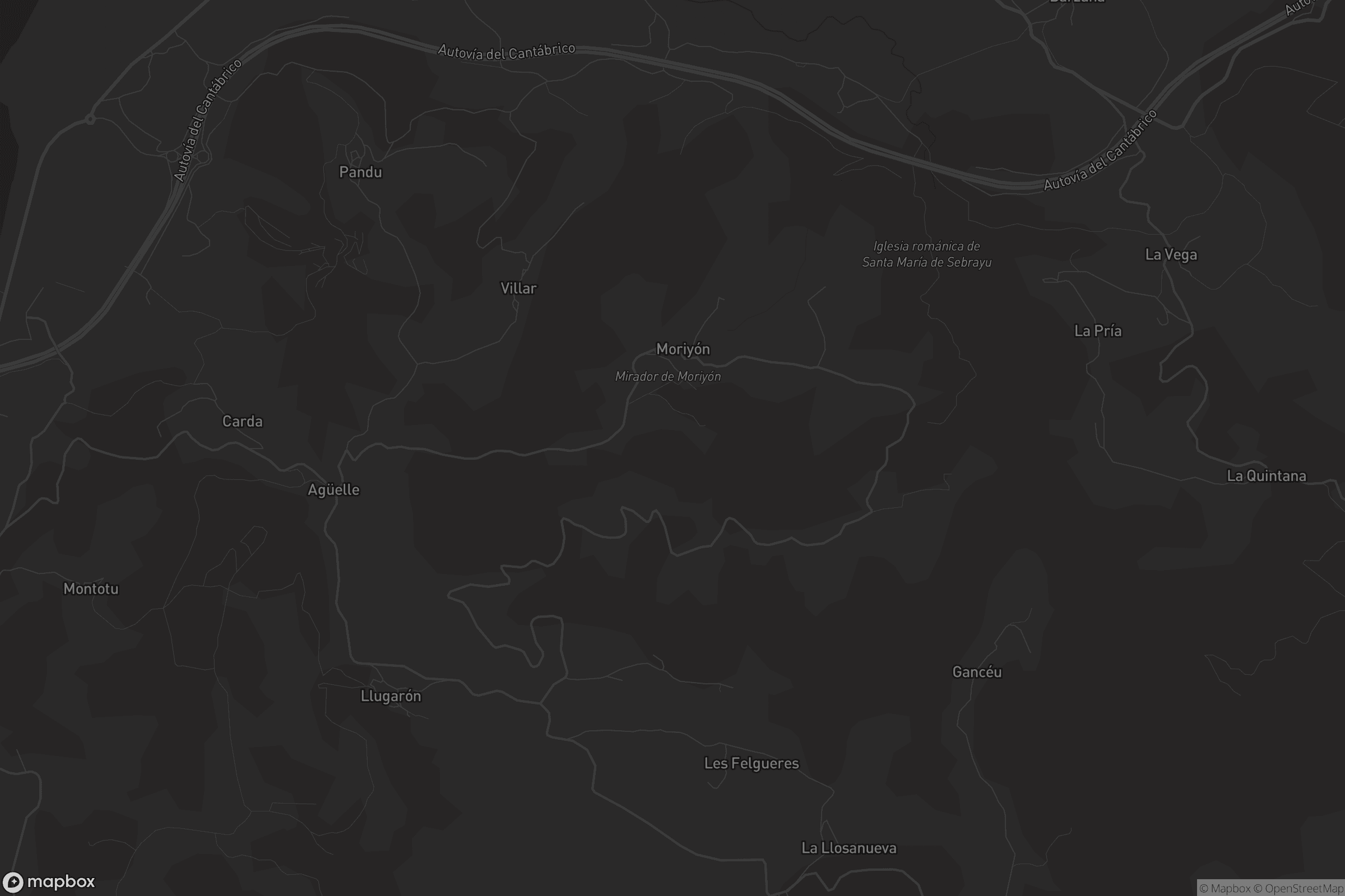 Mapa de Miravalles