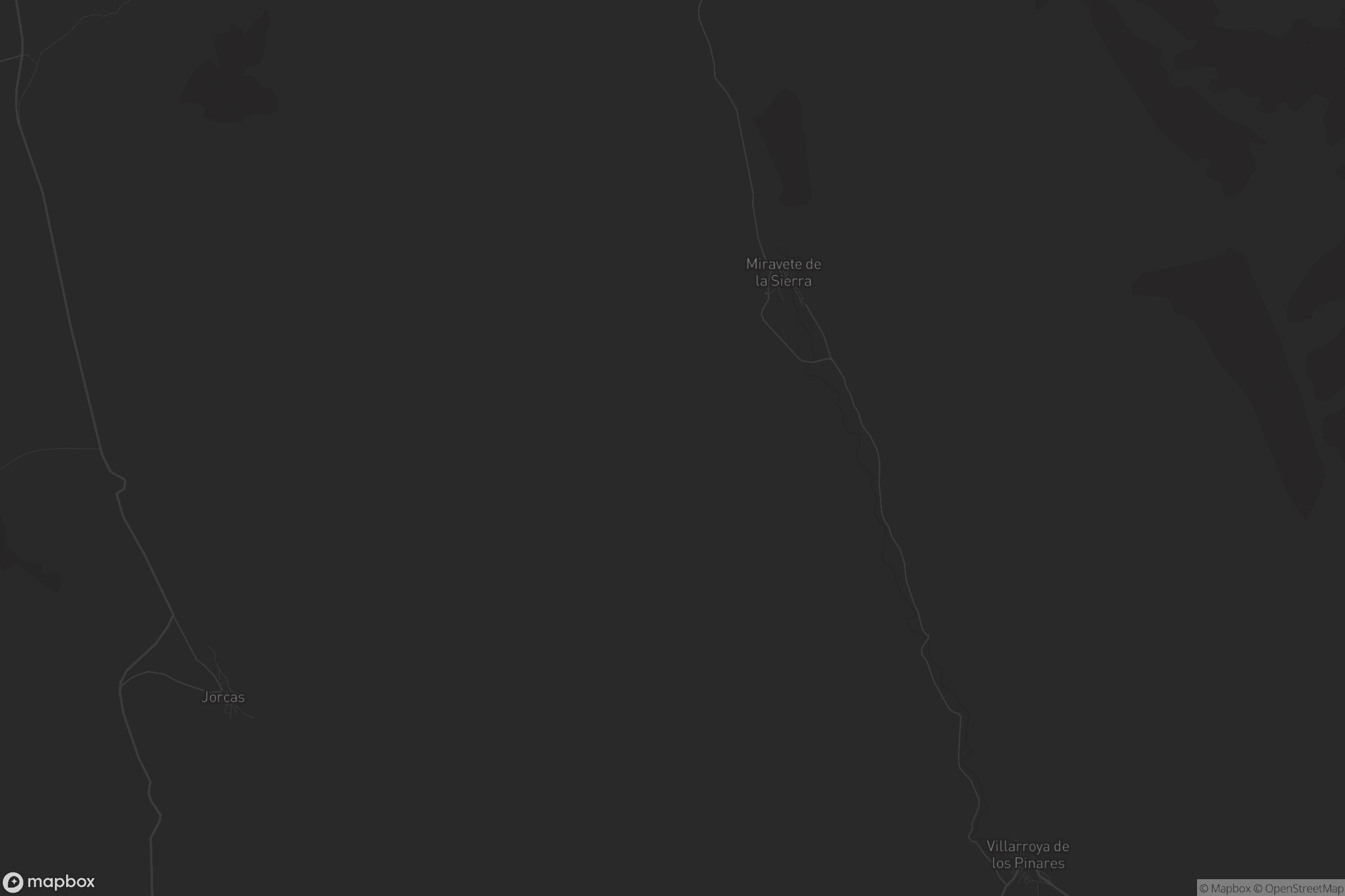 Mapa de Miravete de la Sierra