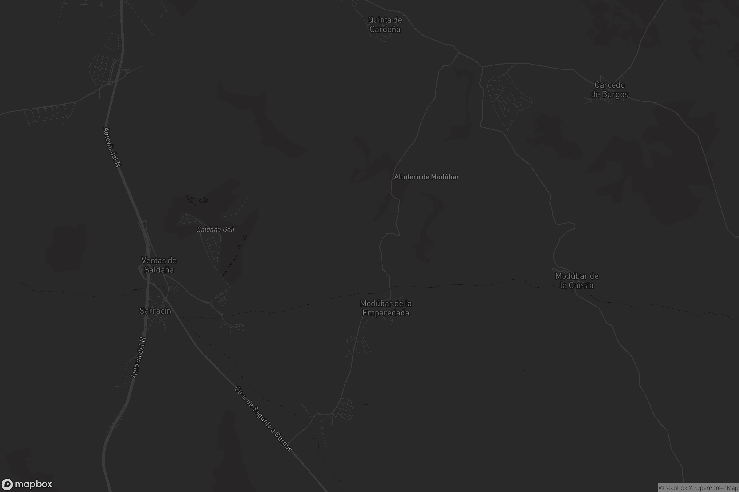 Mapa de Modúbar de la Emparedada