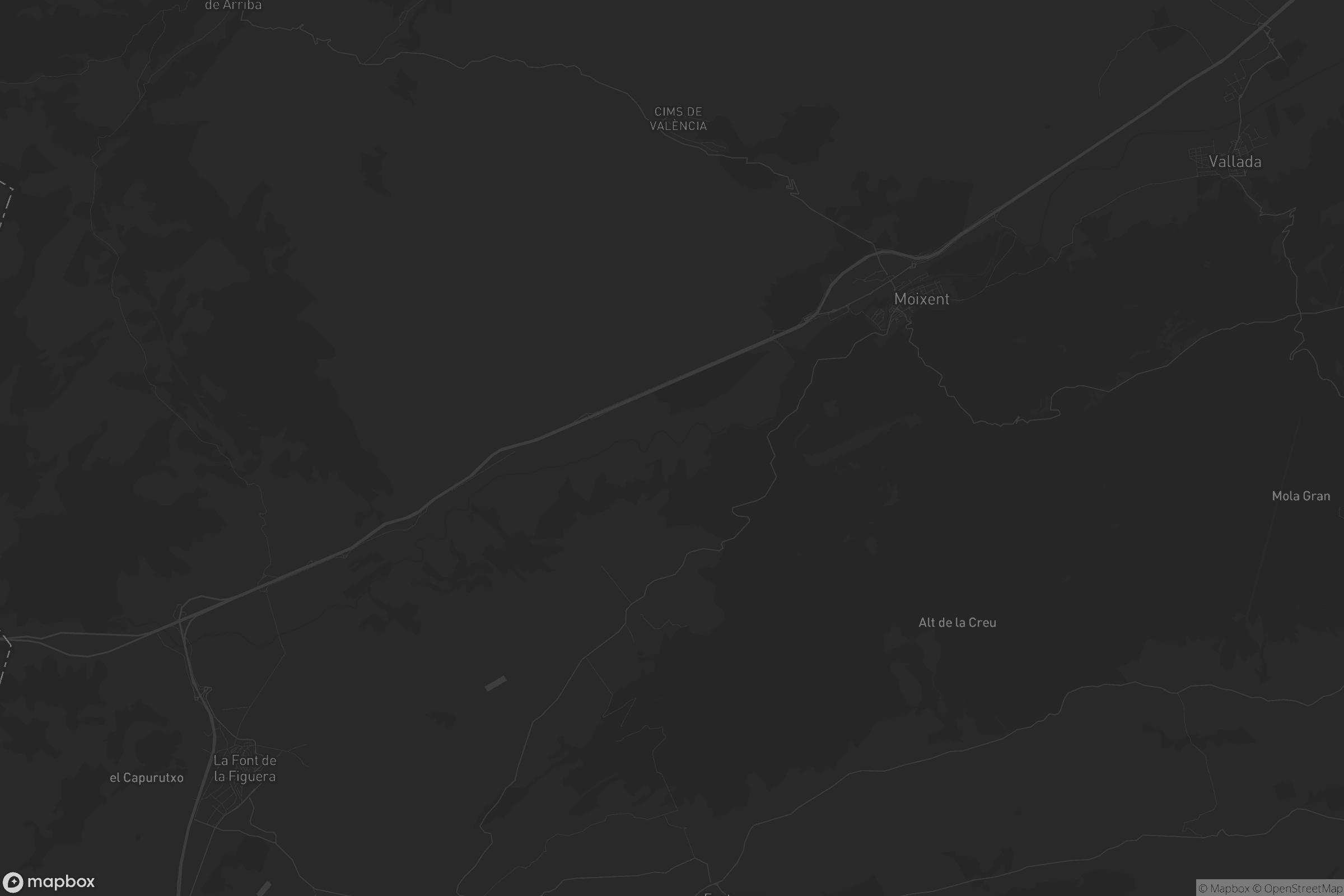 Mapa de Moixent / Mogente