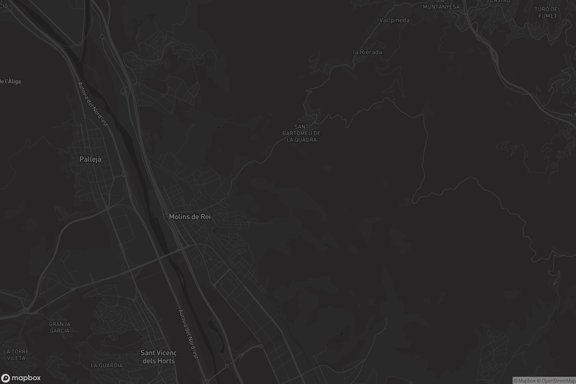 Mapa de Molins de Rei