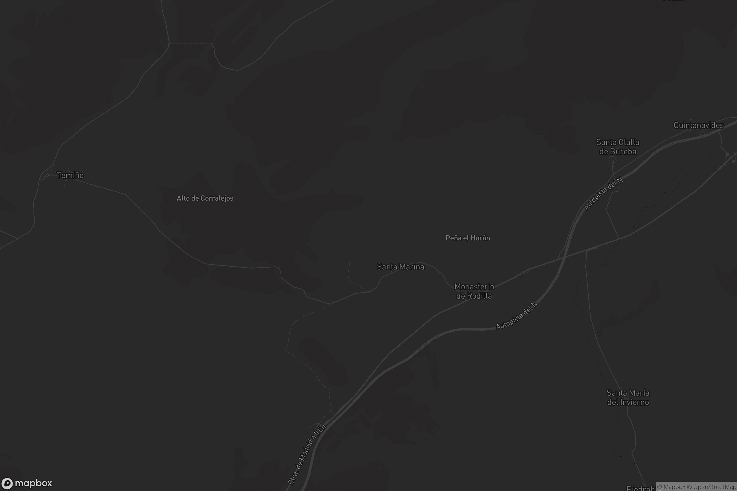 Mapa de Monasterio de Rodilla