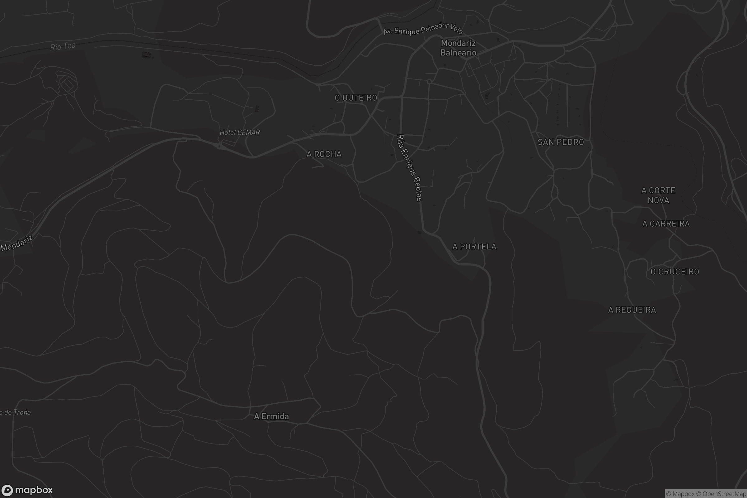 Mapa de Mondariz Balneario