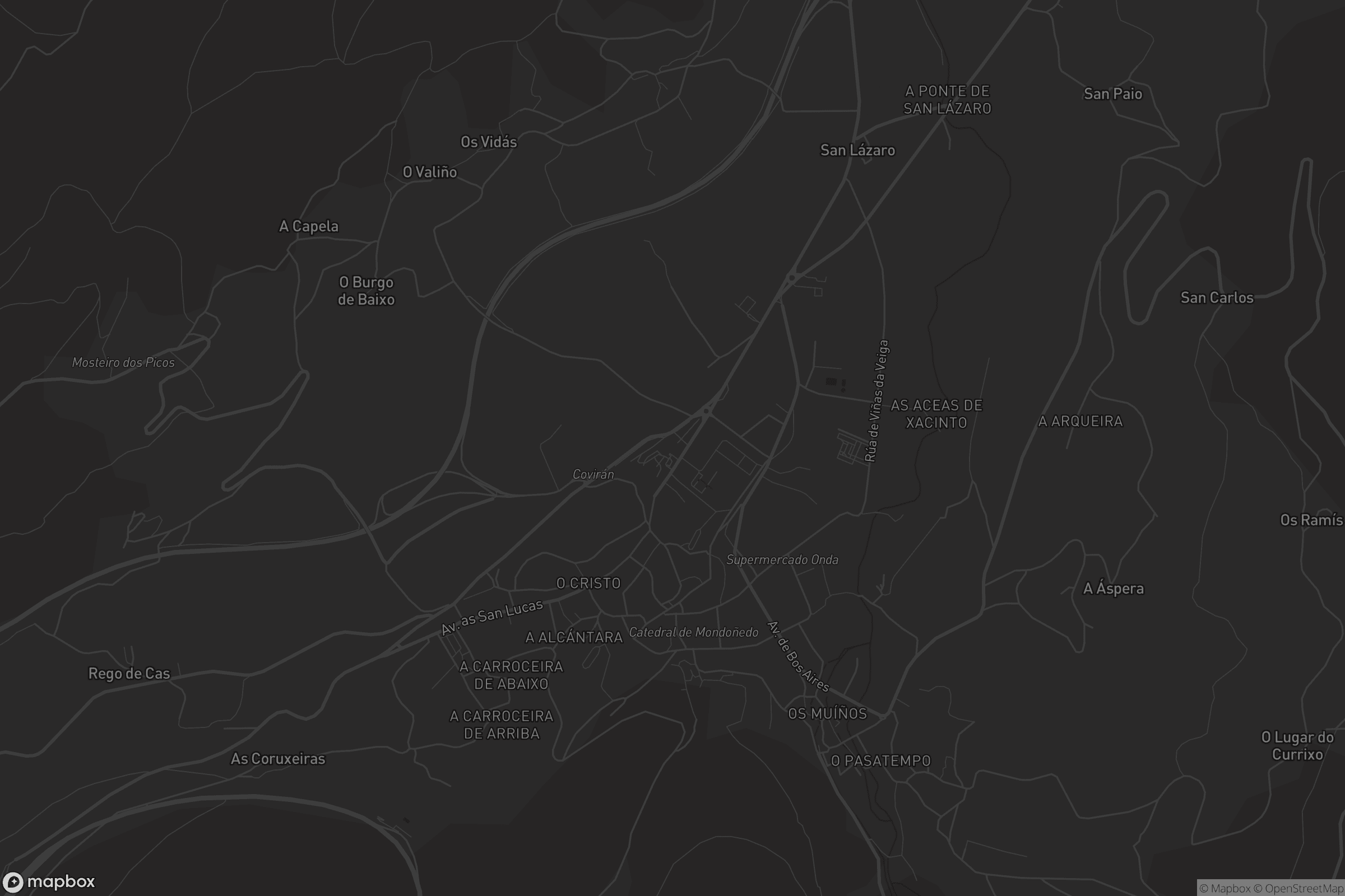 Mapa de Mondoñedo