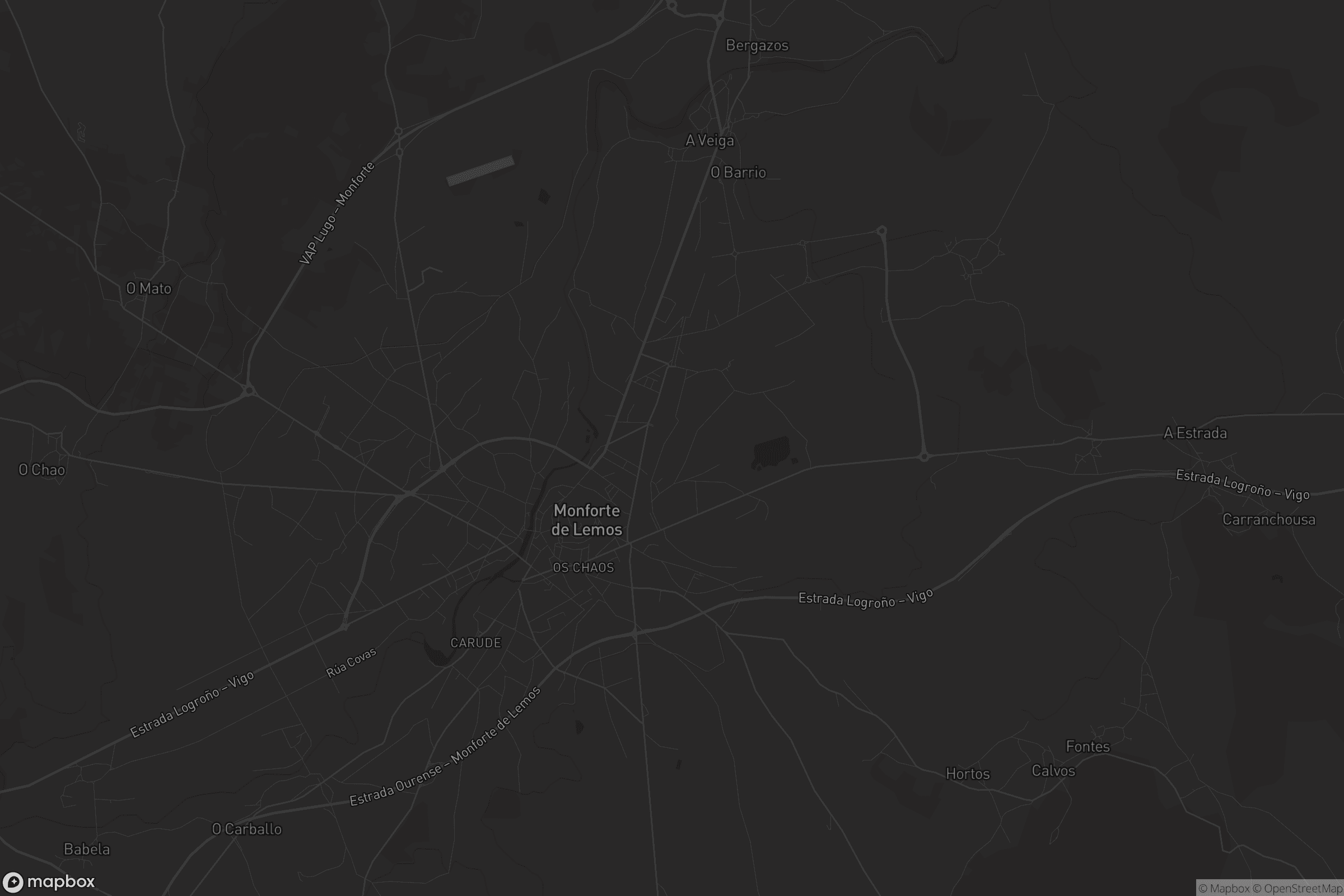 Mapa de Monforte de Lemos