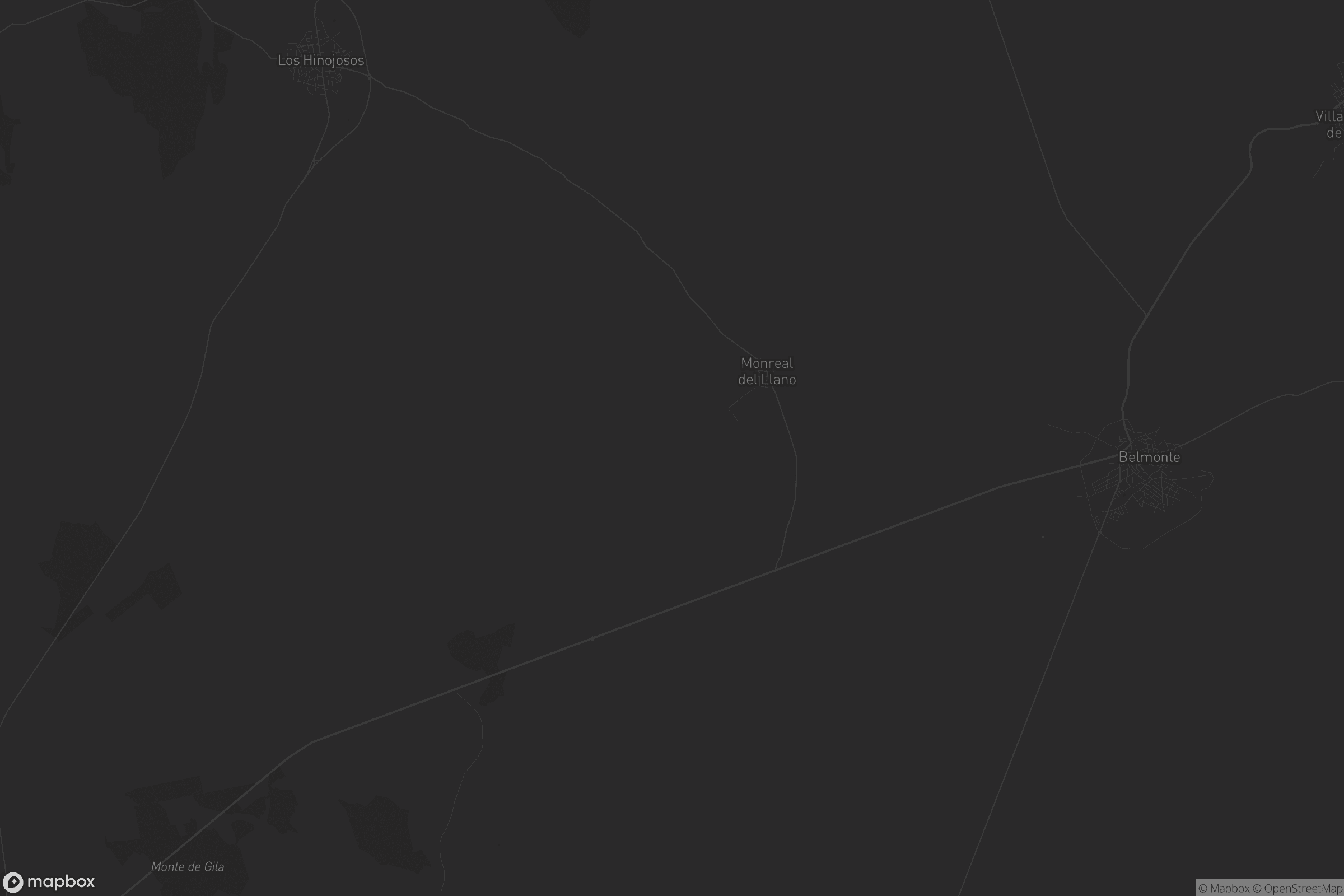 Mapa de Monreal del Llano