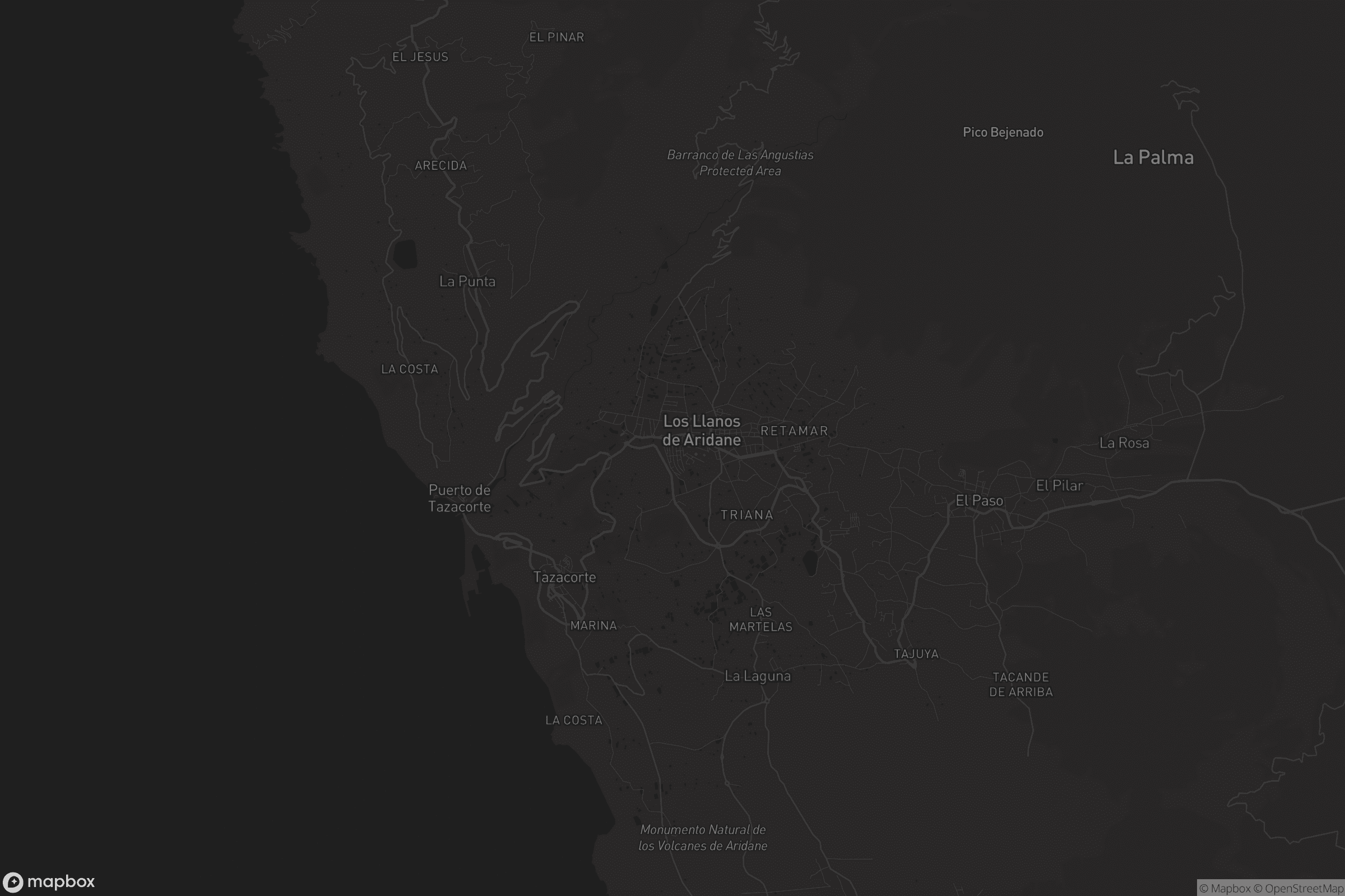 Mapa de Montaña Tenisca