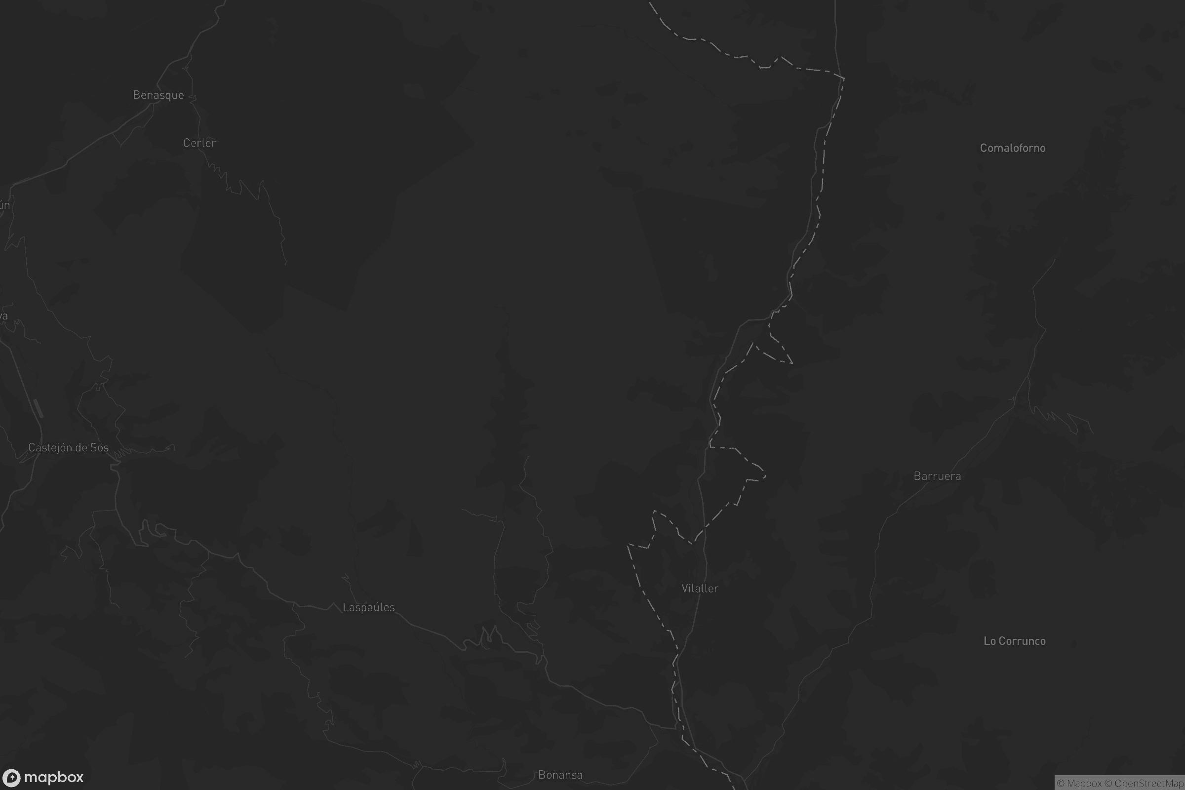 Mapa de Montanuy / Montanui