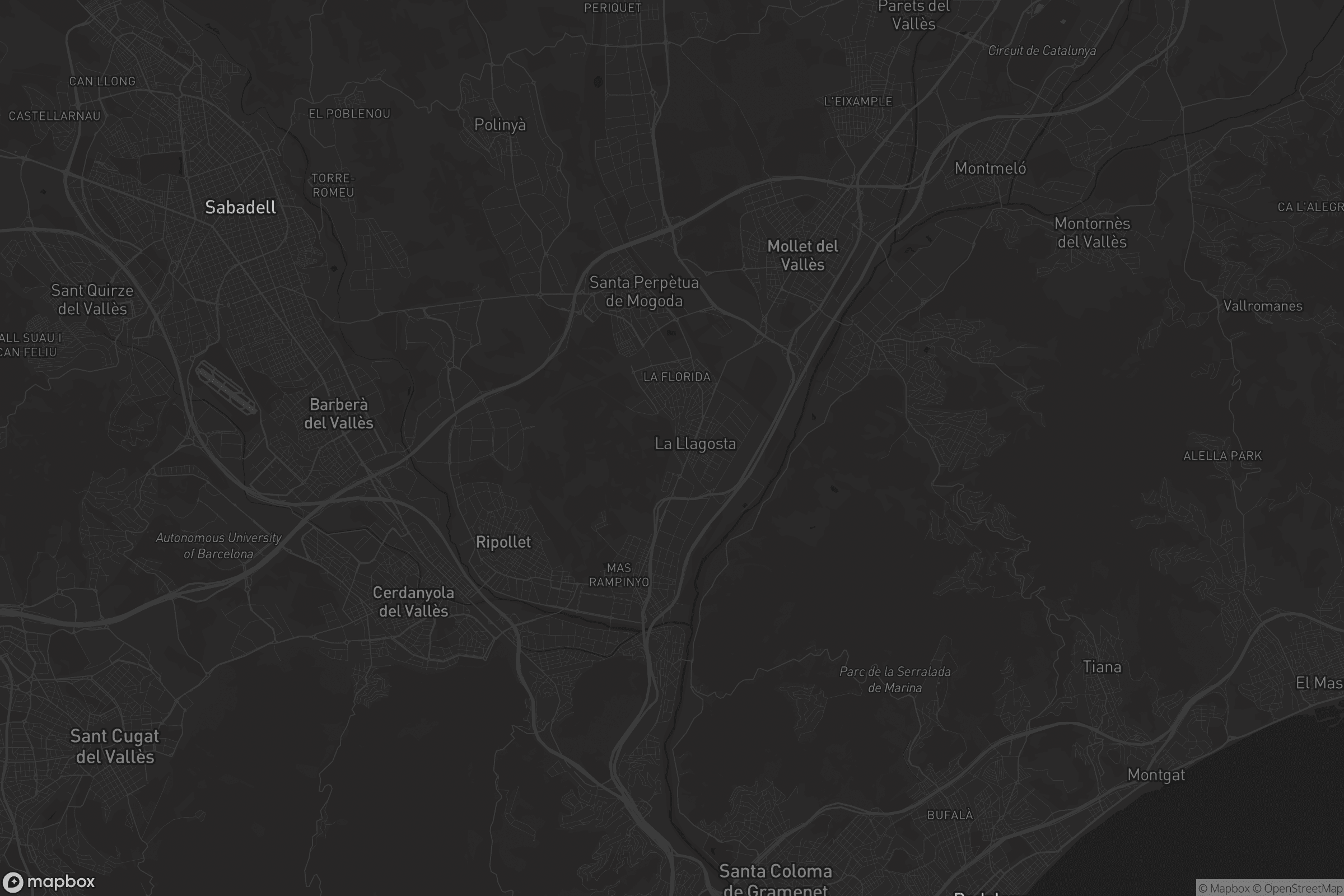Mapa de Montcada i Reixac
