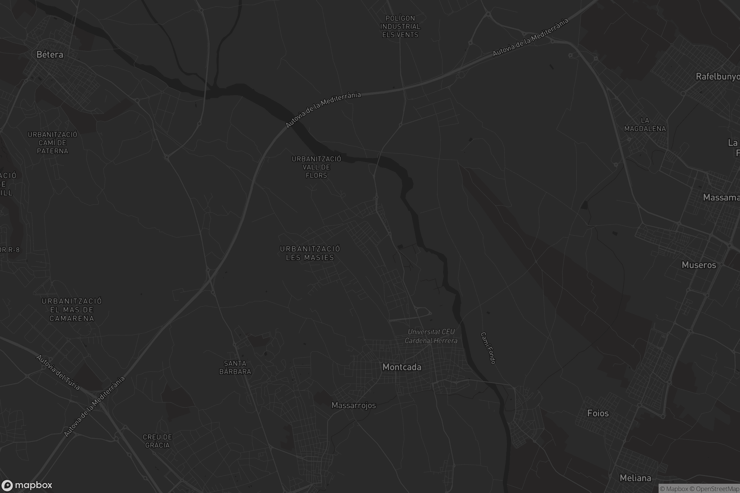 Mapa de Montcada / Moncada