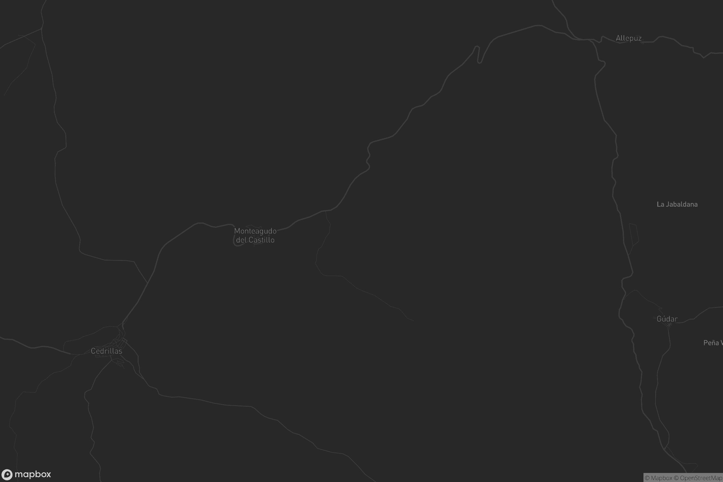 Mapa de Monteagudo del Castillo