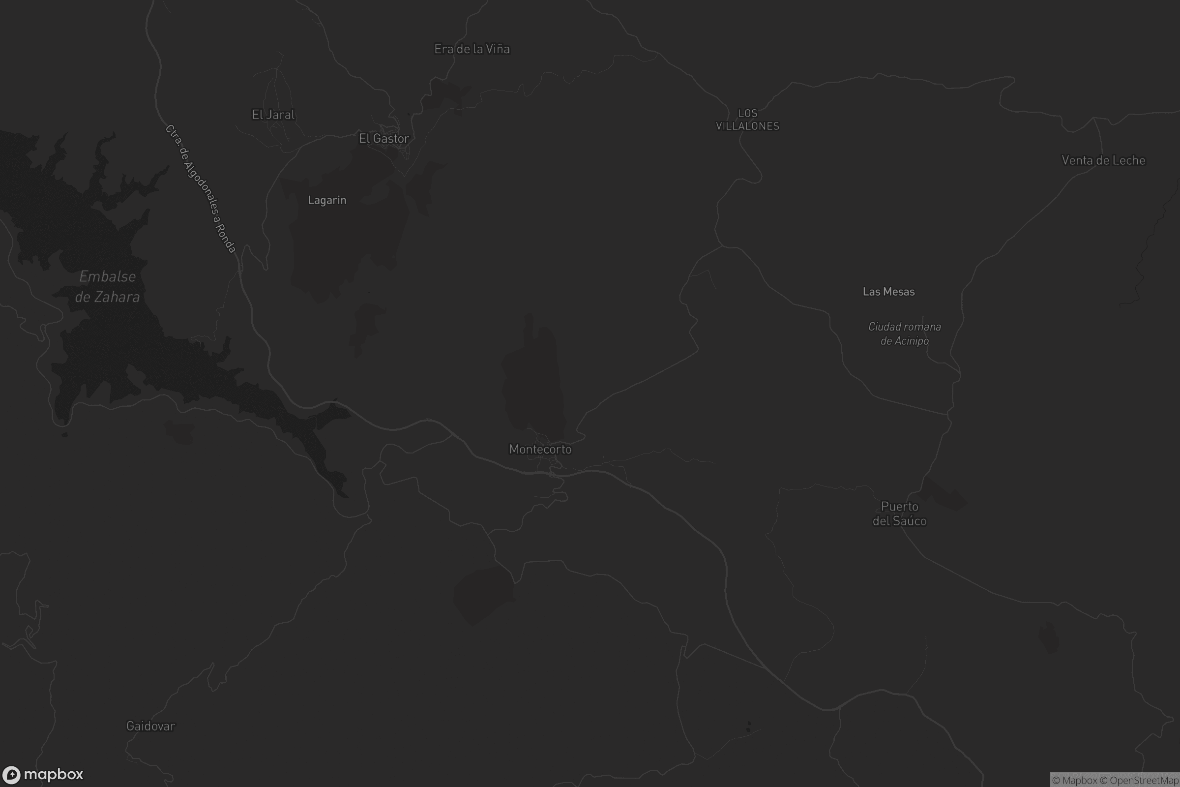 Mapa de Montecorto