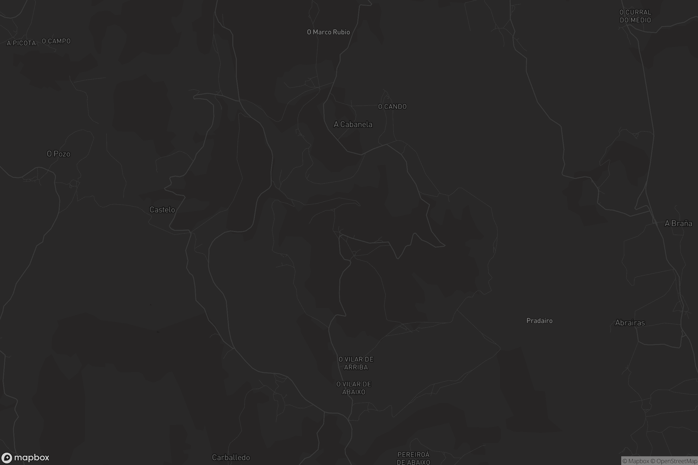 Mapa de Montecubeiro