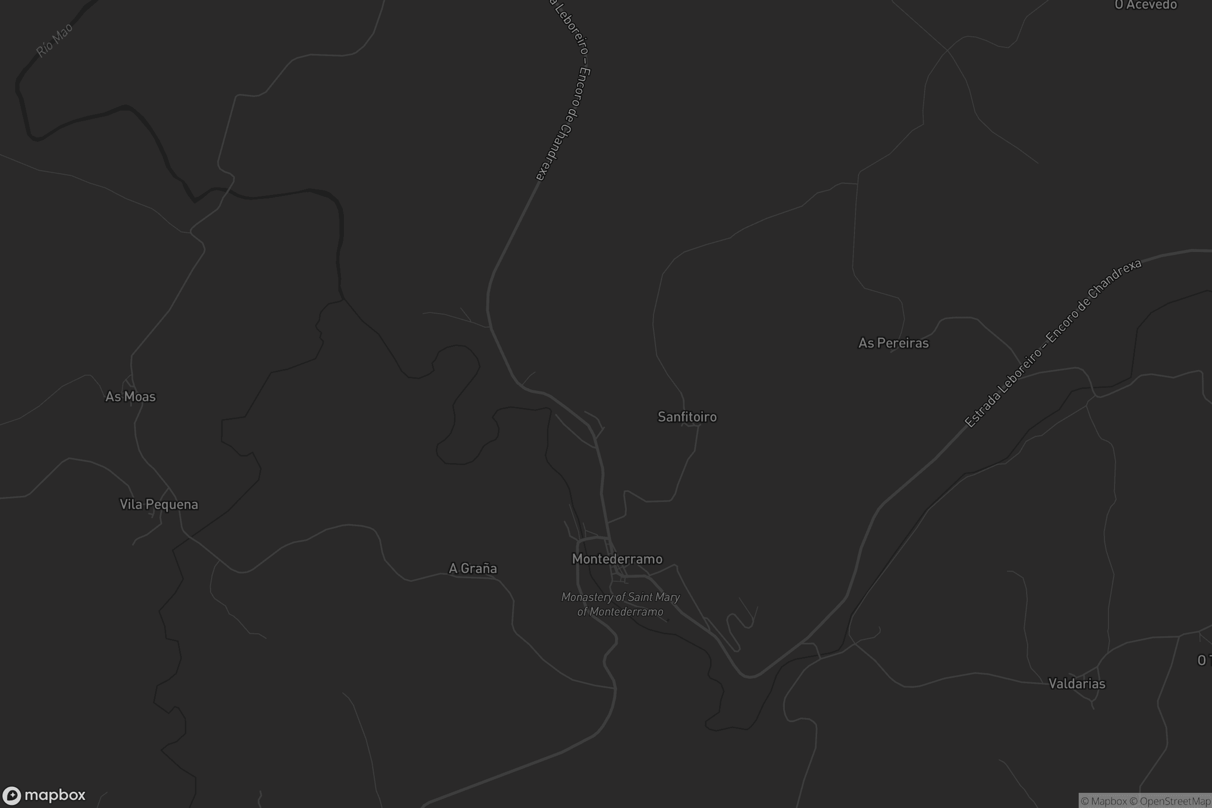 Mapa de Montederramo