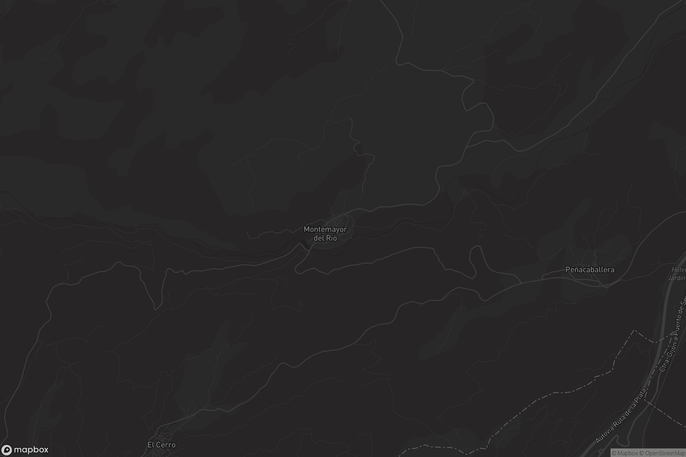 Mapa de Montemayor del Río