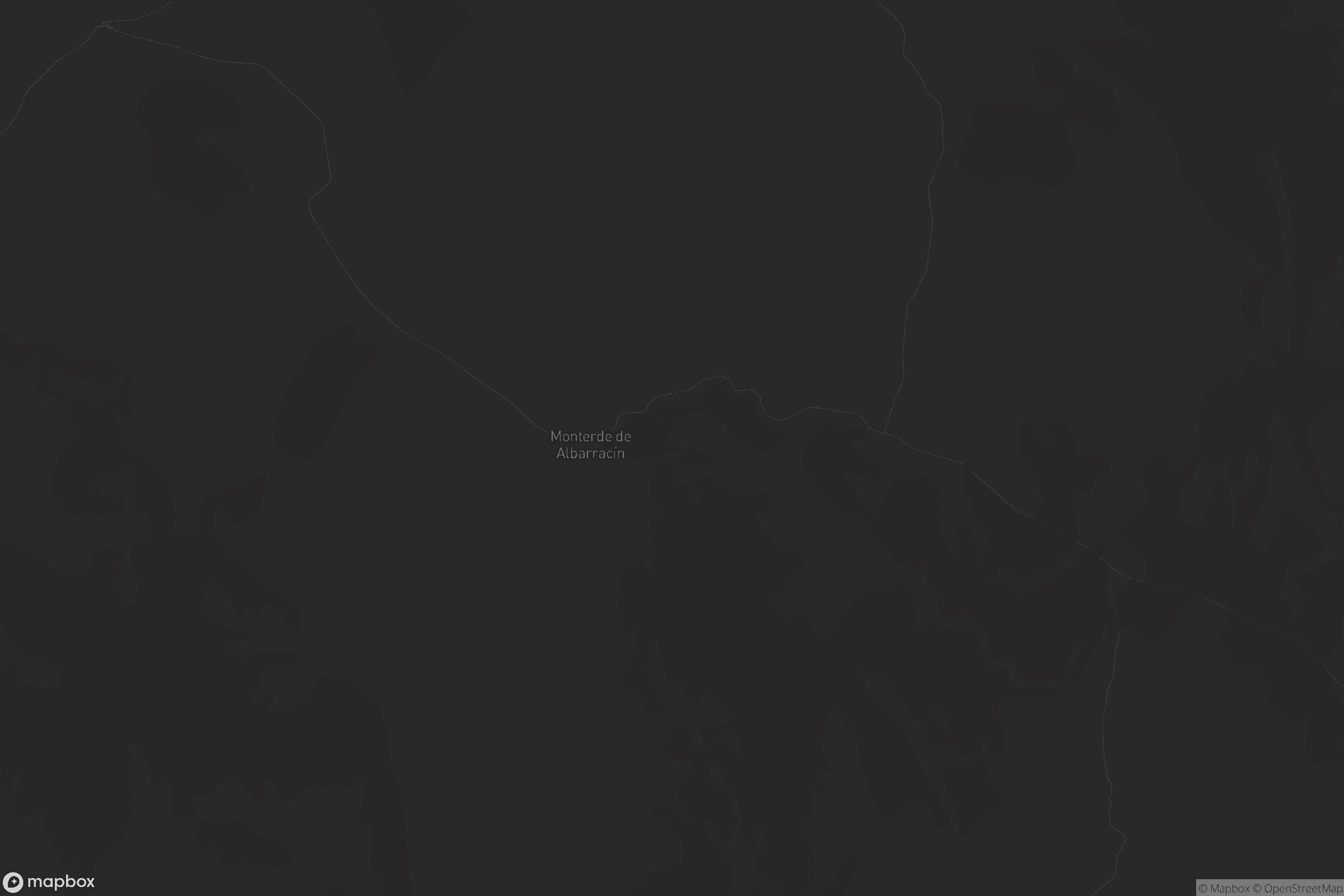 Mapa de Monterde de Albarracín