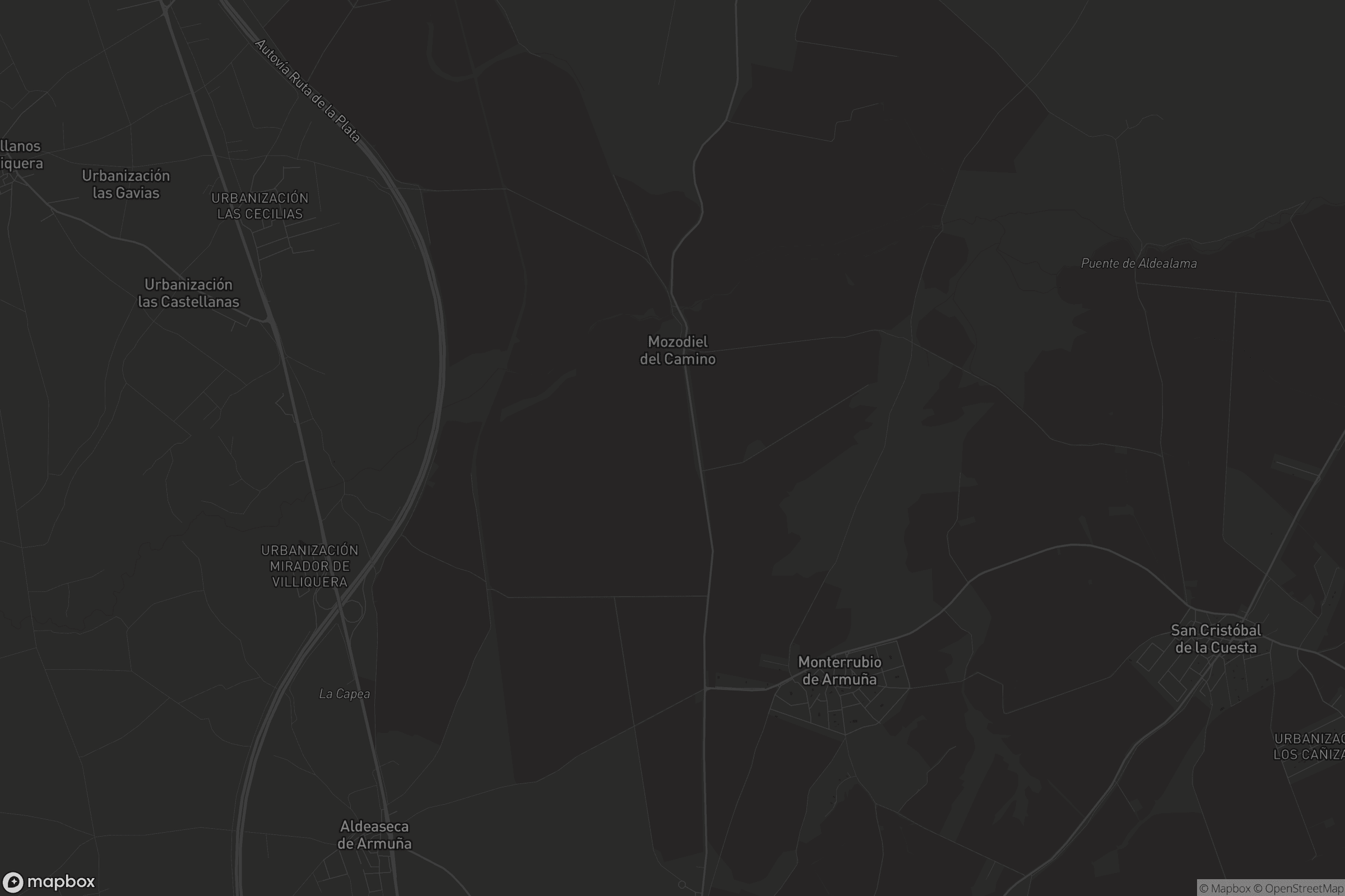 Mapa de Monterrubio de Armuña