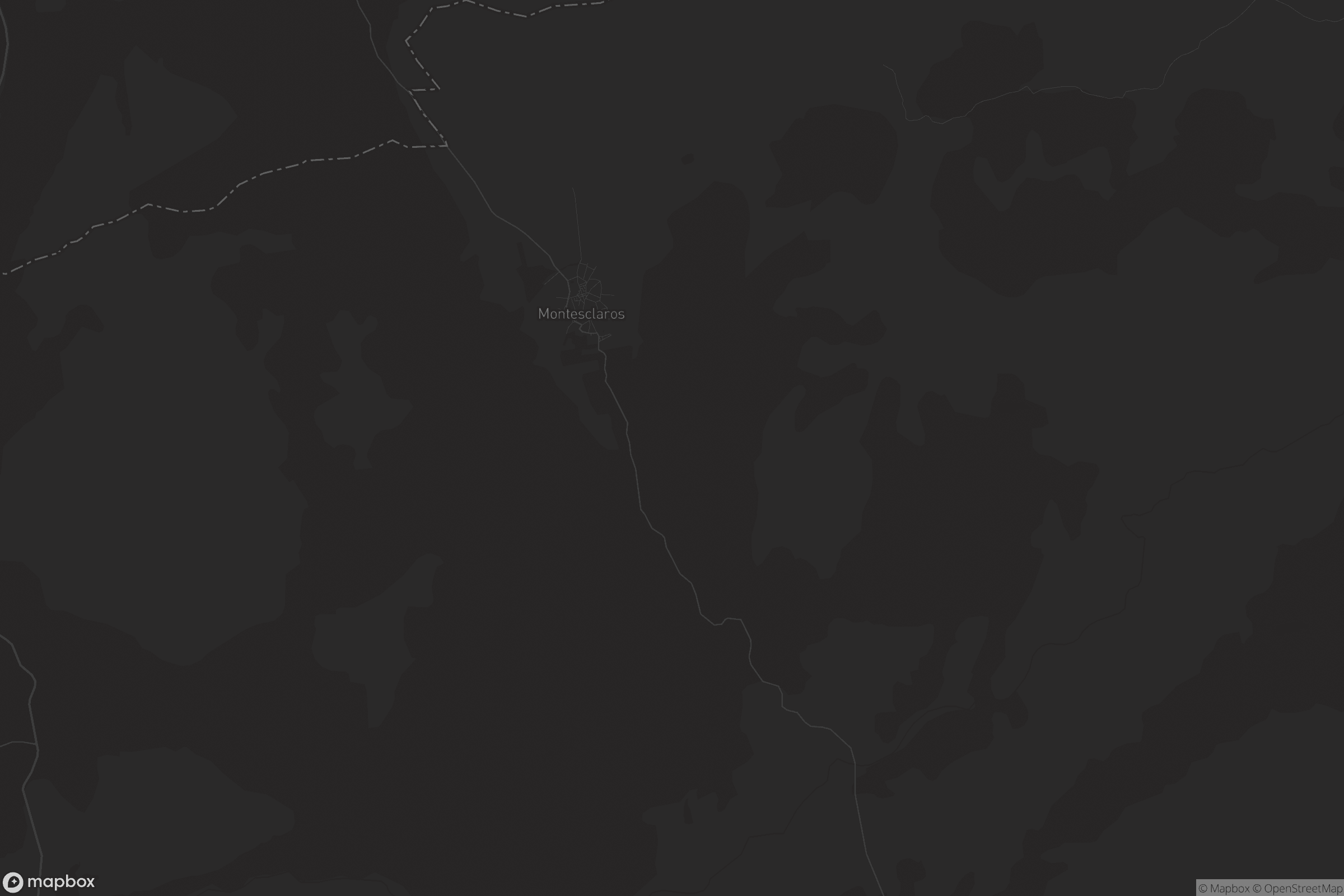 Mapa de Montesclaros