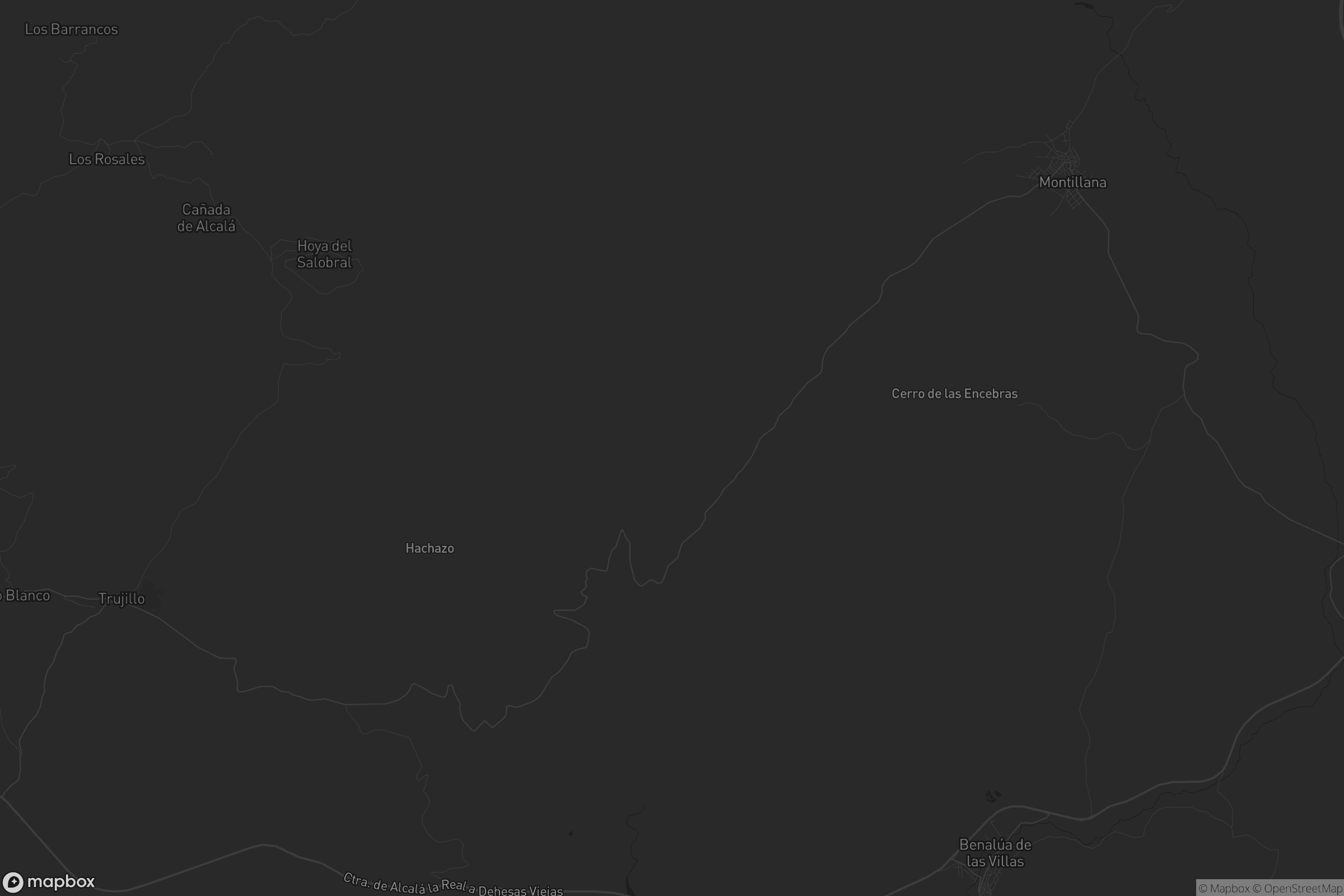 Mapa de Montillana