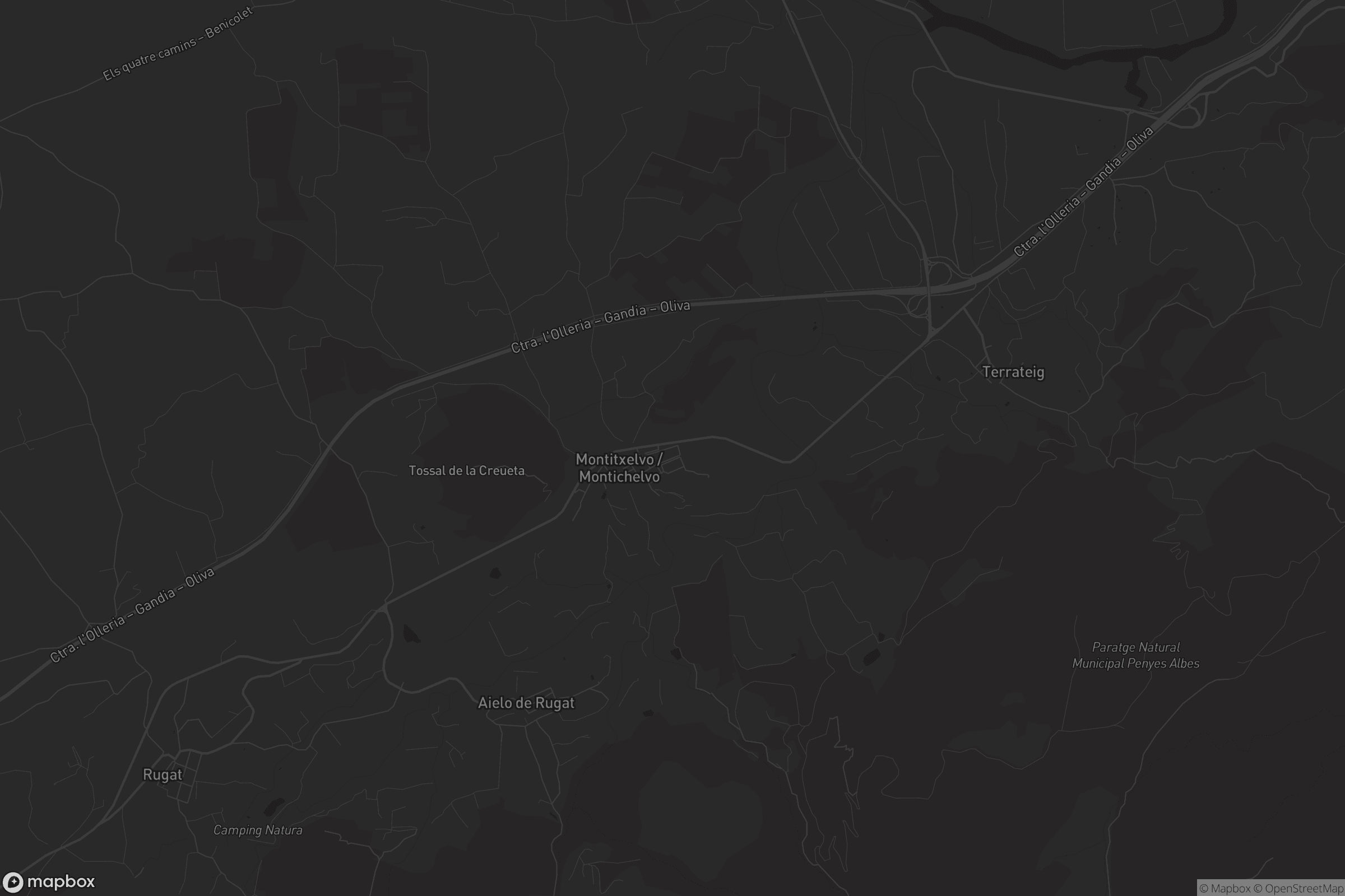 Mapa de Montitxelvo / Montichelvo