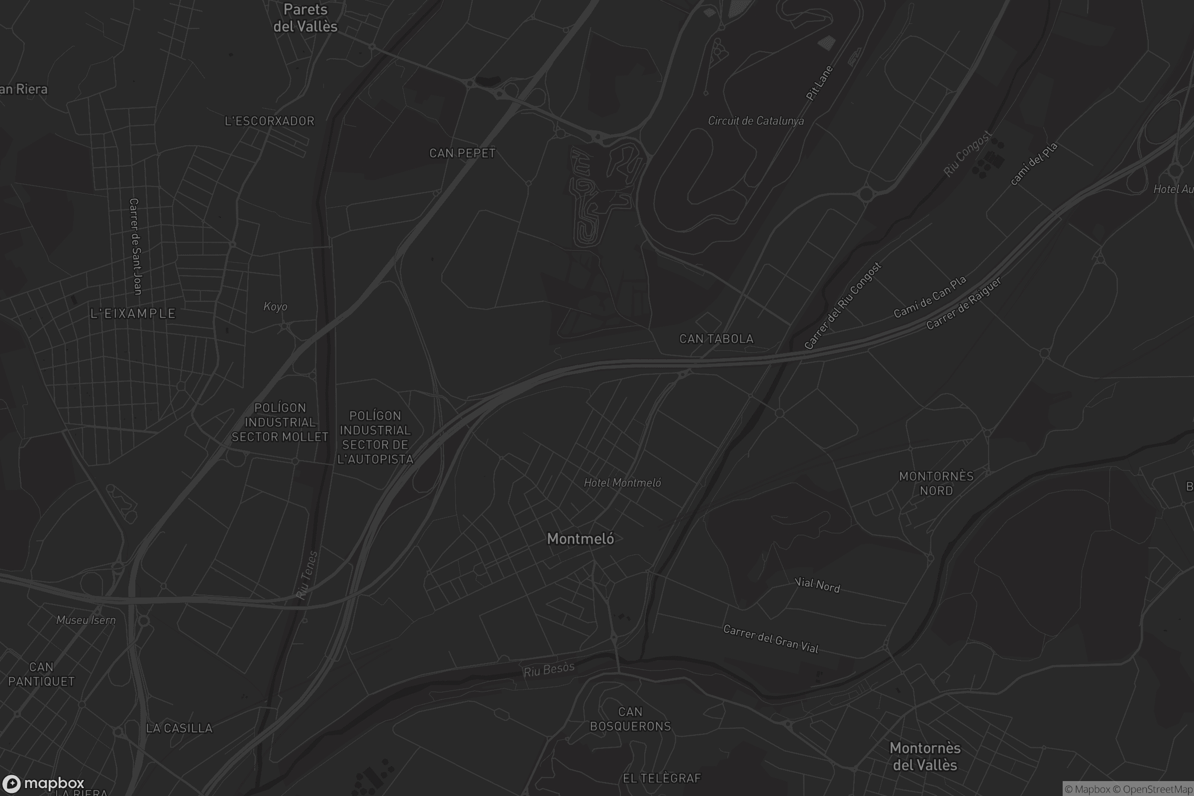 Mapa de Montmeló