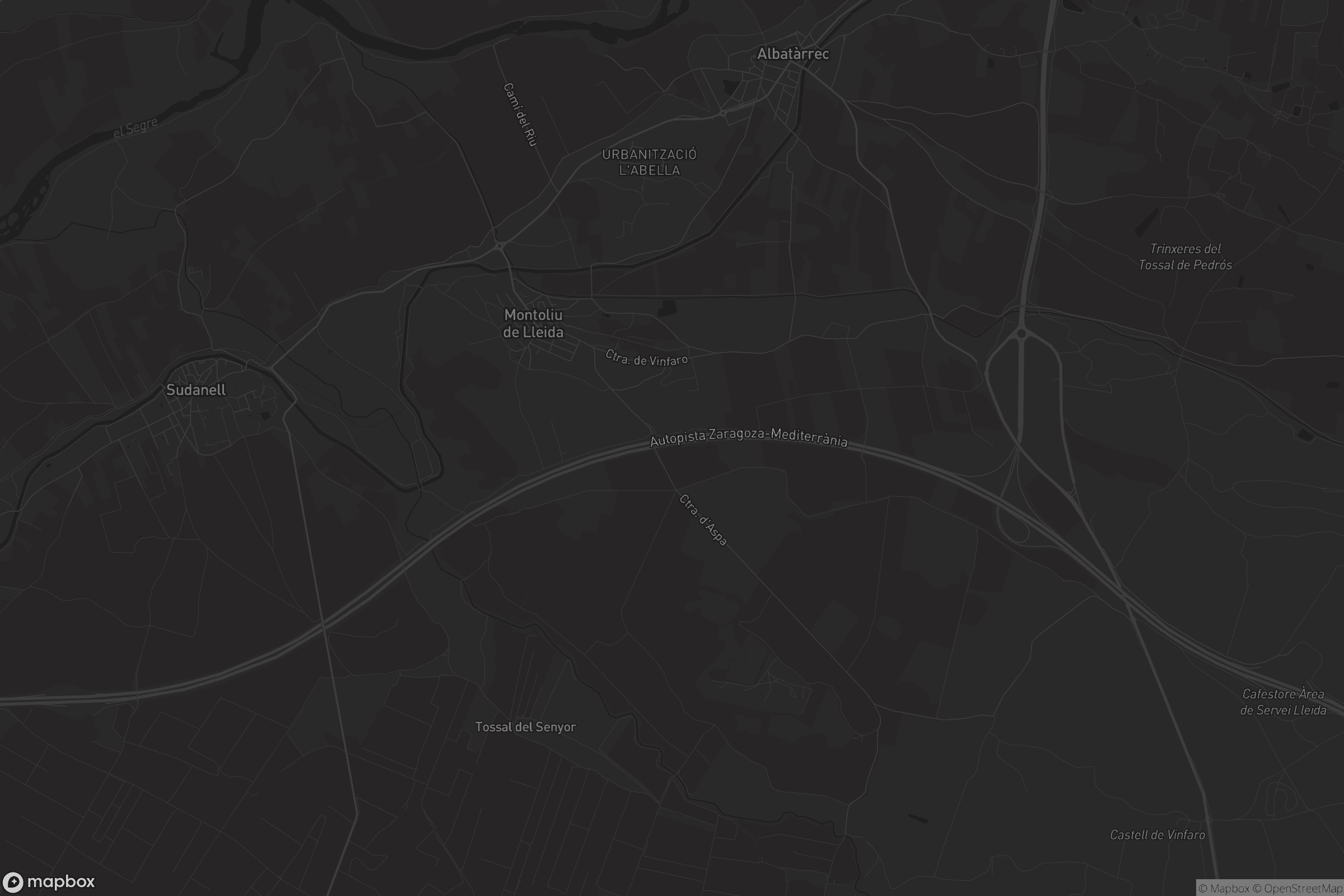 Mapa de Montoliu de Lleida