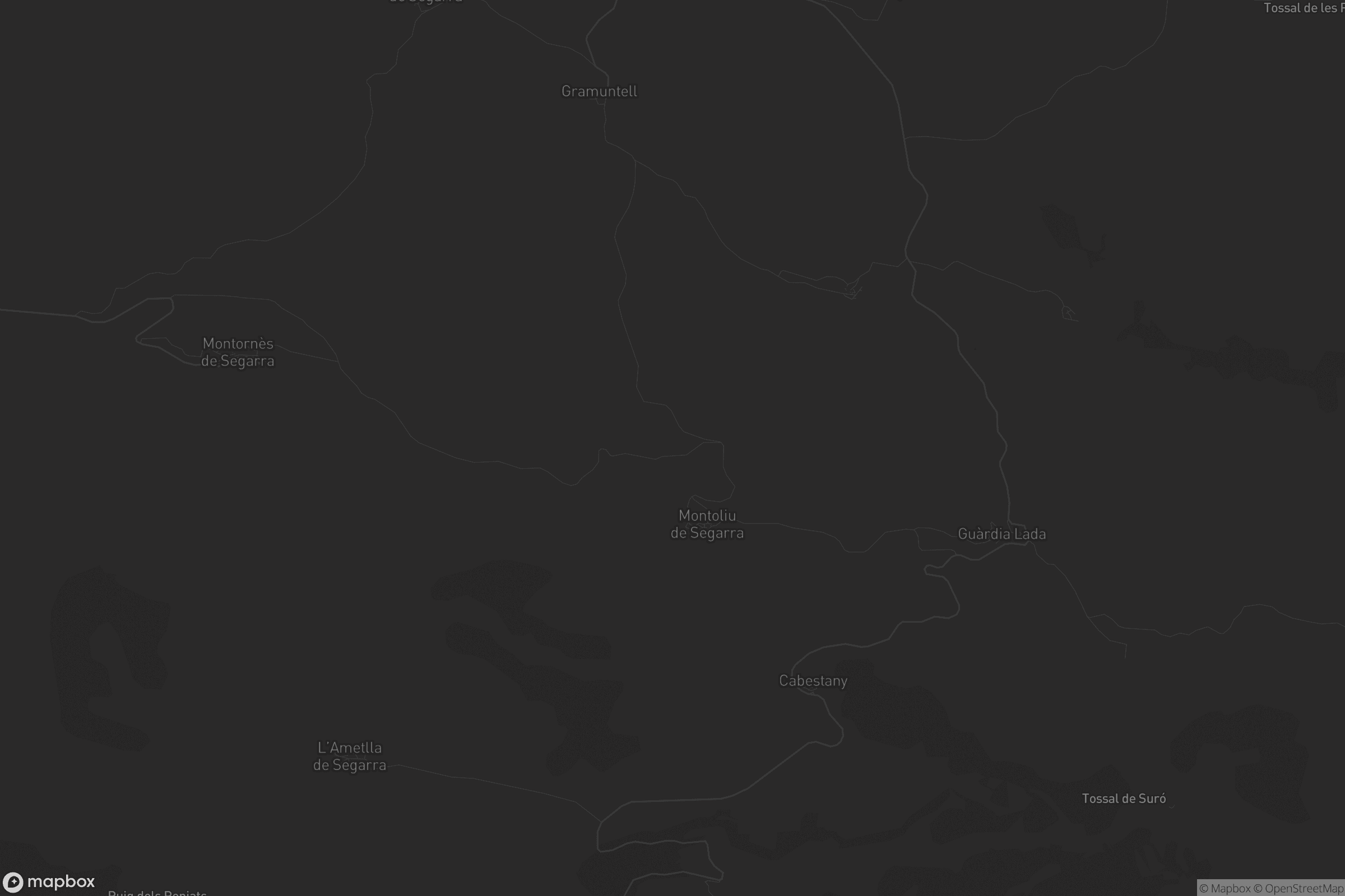 Mapa de Montoliu de Segarra