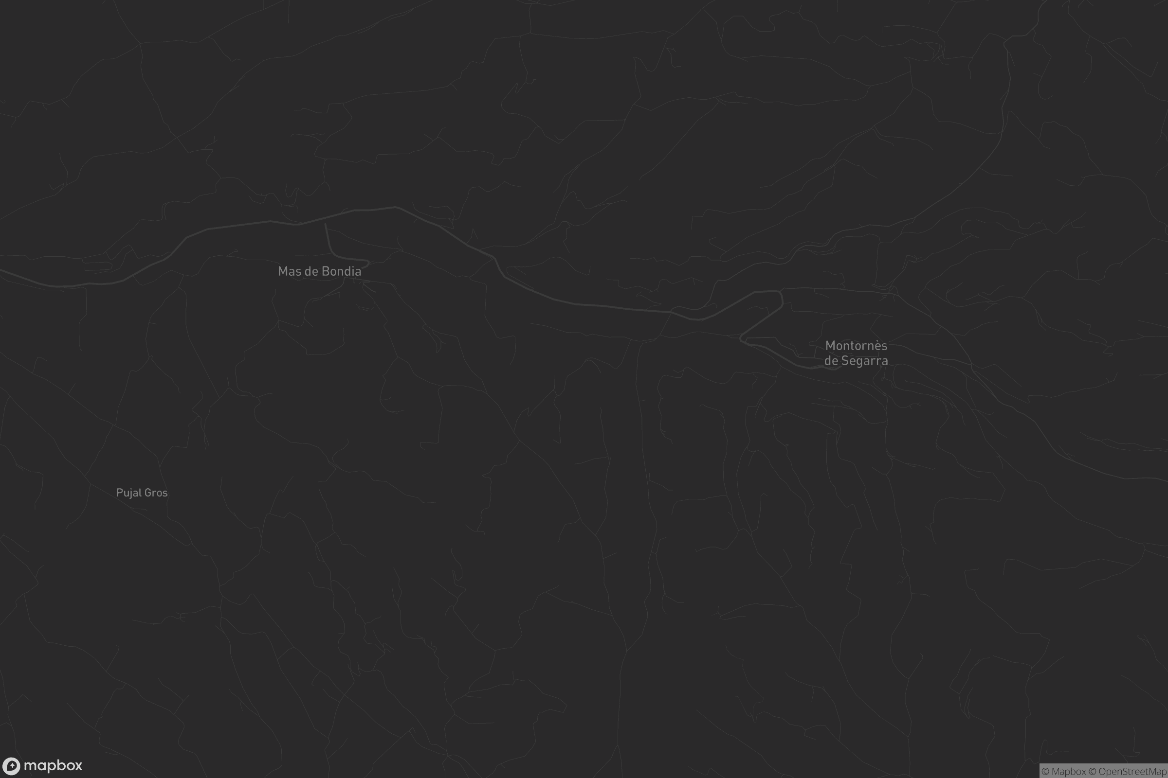 Mapa de Montornès de Segarra